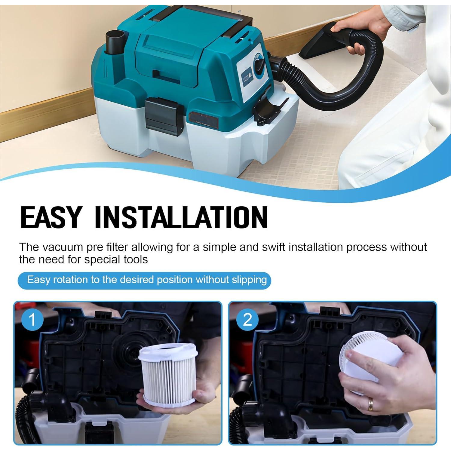 Filtro HEPA Dairrr Fuuu para Aspiradora Makita XCV11Z ADCV11Z