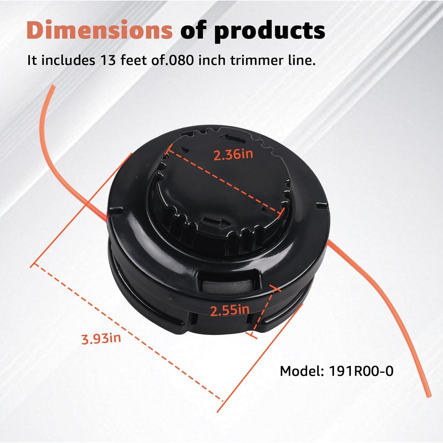 Cabezal de Desmalezadora Aomitop 191R00-0 Carga Rápida M10