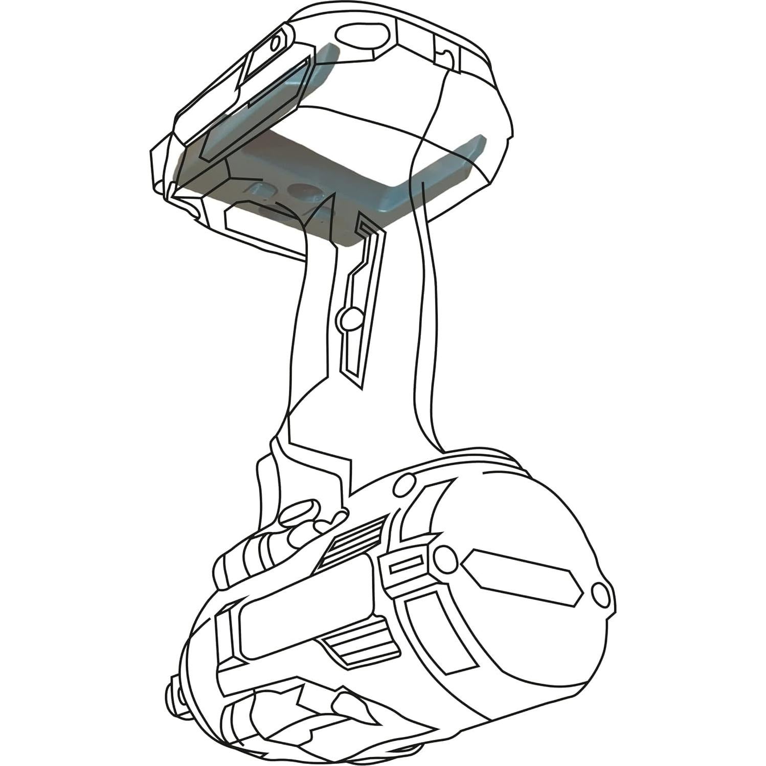 Soporte de Herramientas StealthMounts para Makita 40V XGT - 4 Pzas