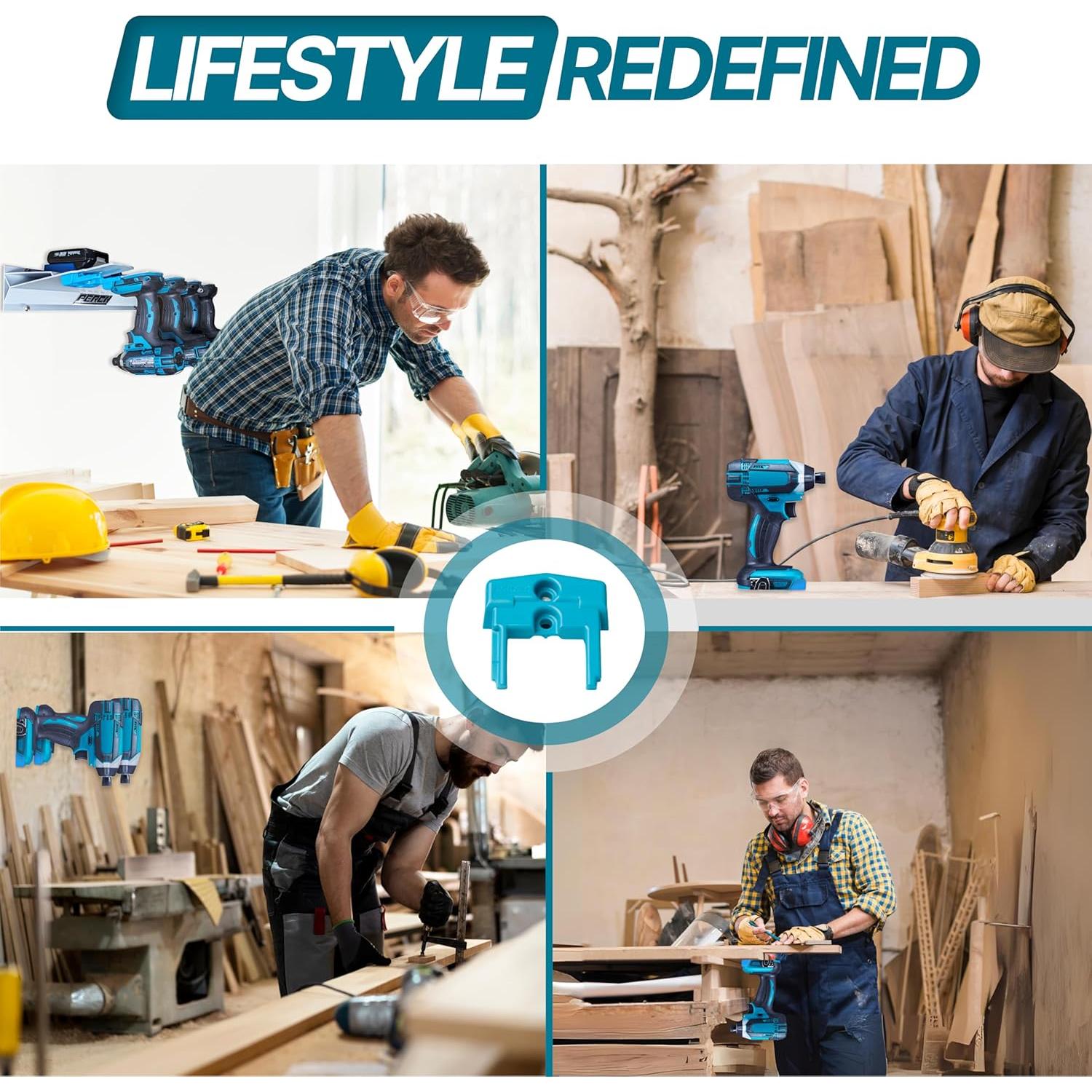 Soporte para Taladro Makita 18V PERCH - Fuerte Sujeción