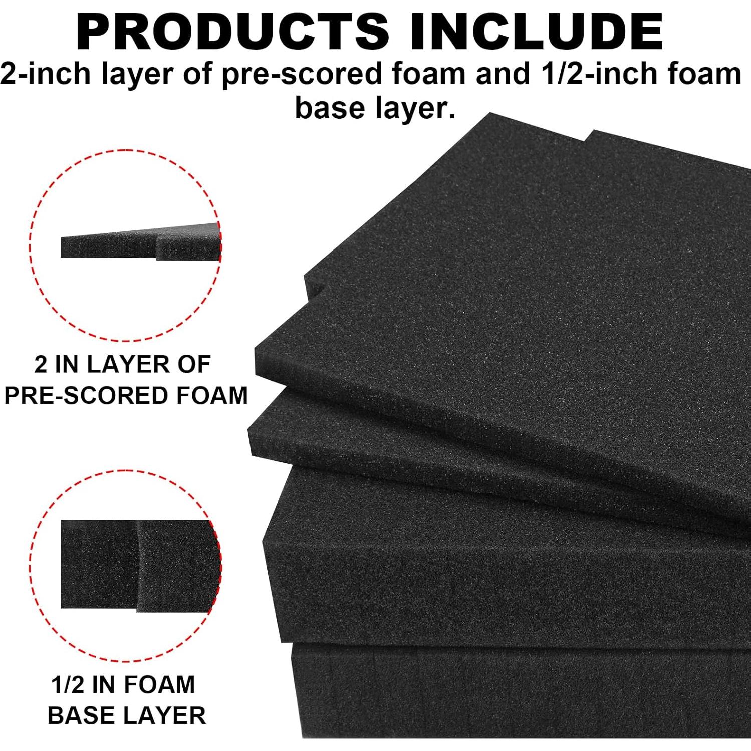 Insertos de Espuma Personalizables Seork T-02571 para Estuches