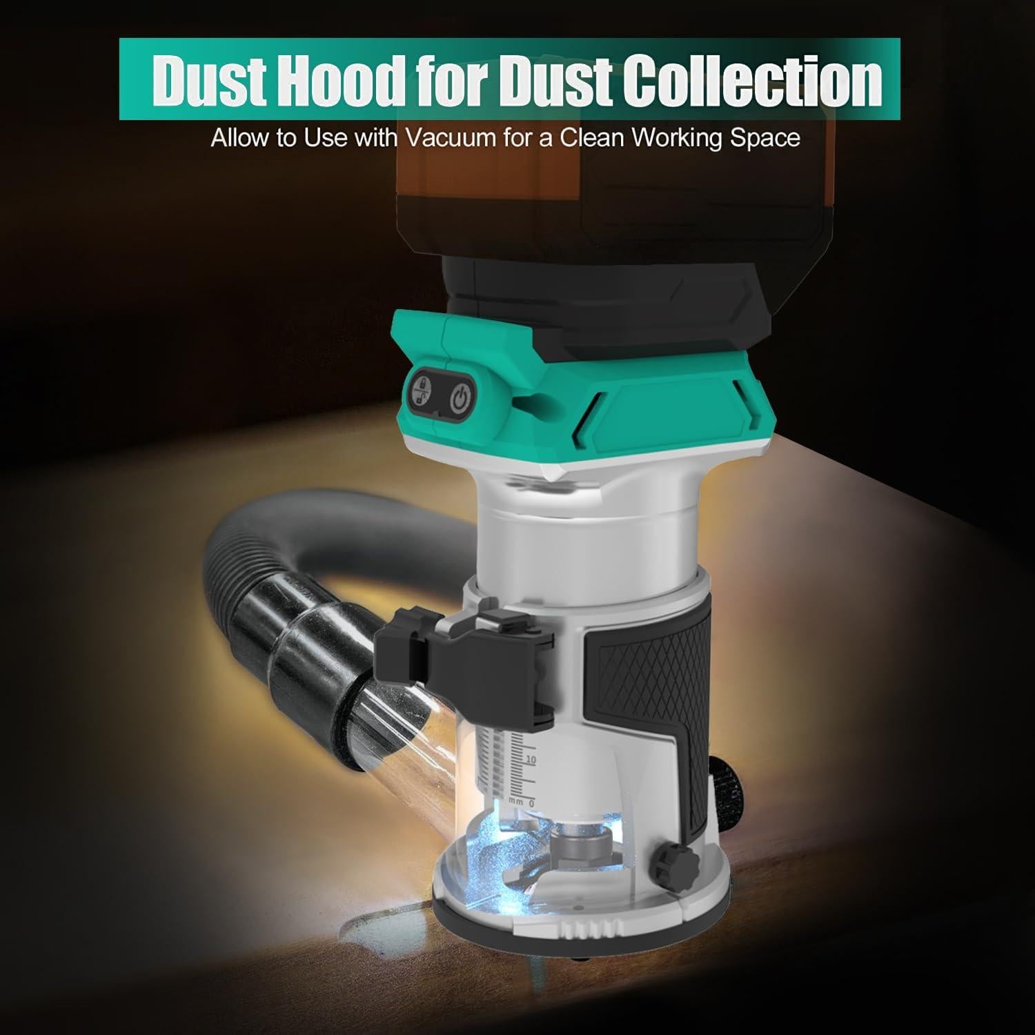 Router Eléctrico Inalámbrico Dobetter 18V 6 Pinzas