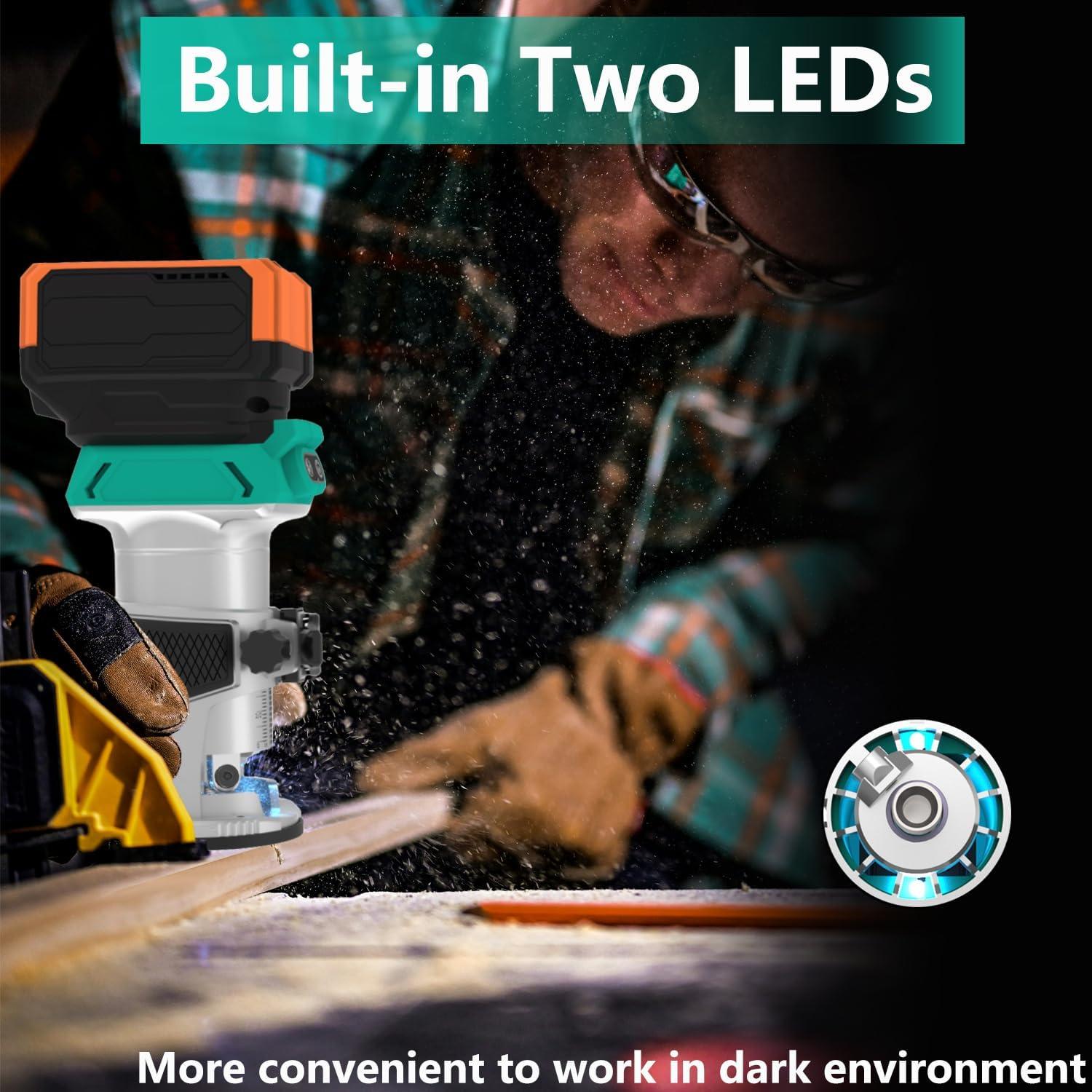 Router Eléctrico Inalámbrico Dobetter 18V 6 Pinzas