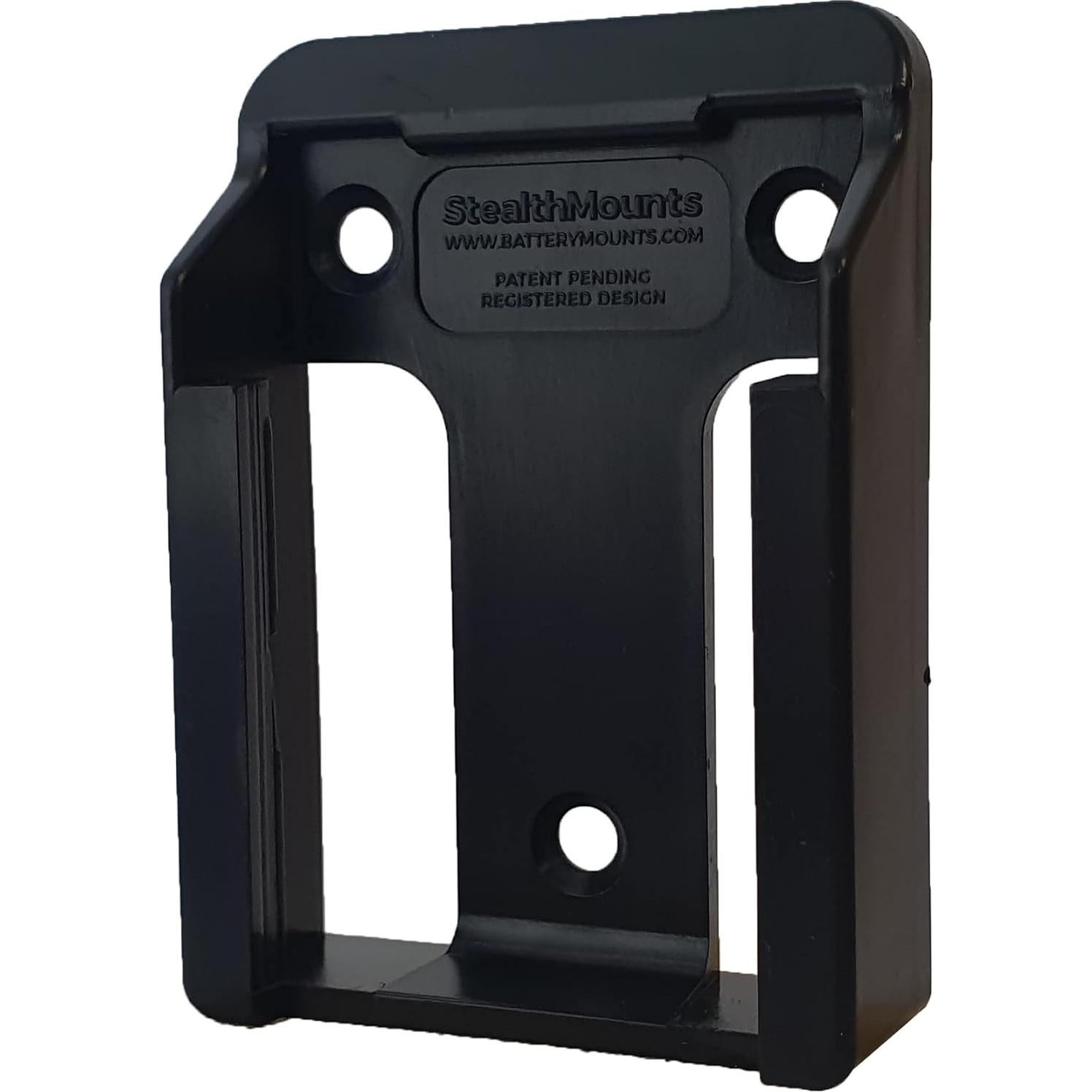 Soporte de Batería StealthMounts 12V CXT - 6 Paquete Negro