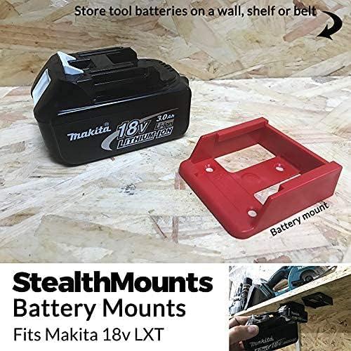 Soporte de Batería StealthMounts 6 Piezas Rojo 18V