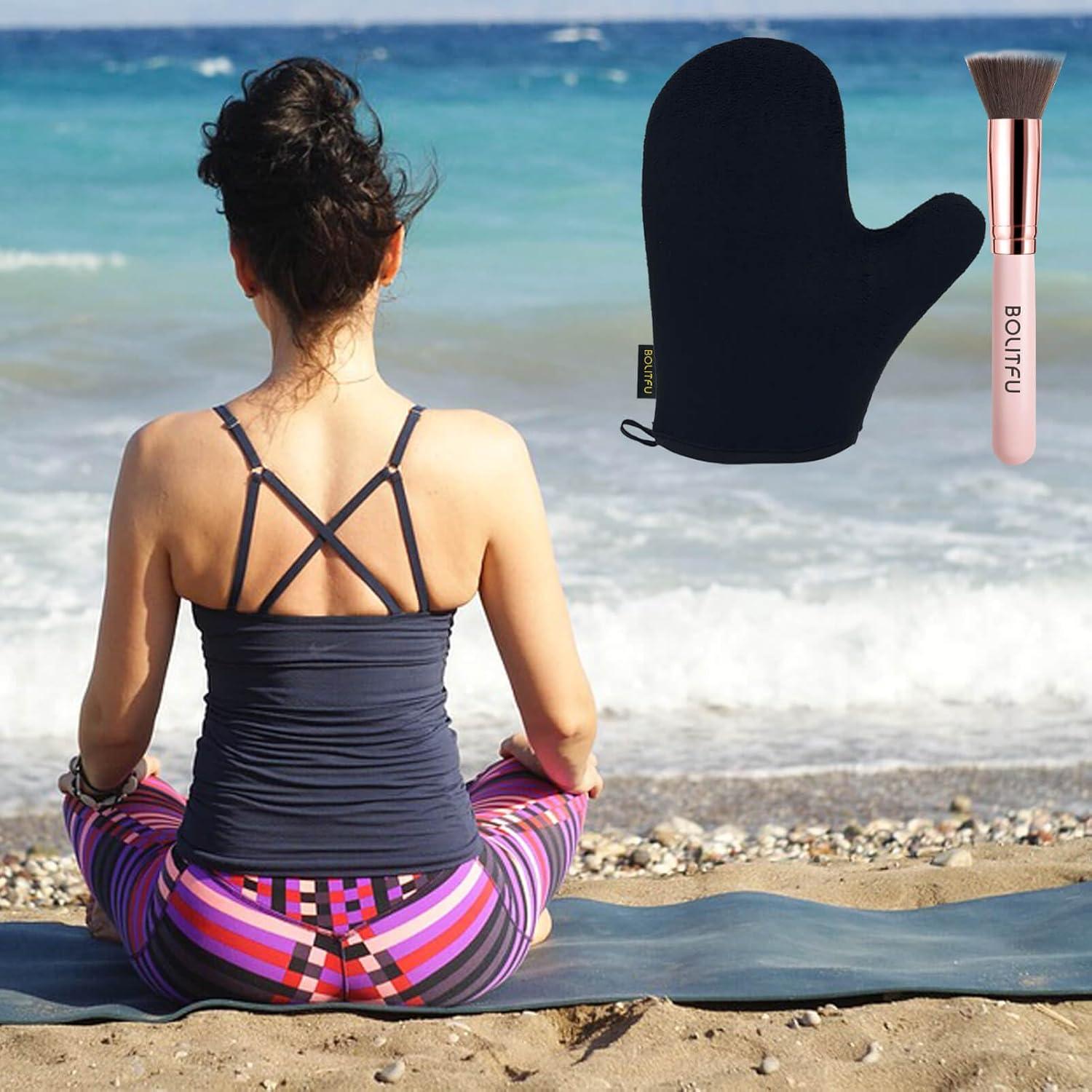 Juego de 2 Aplicadores de Autobronceador Partyreal Negro