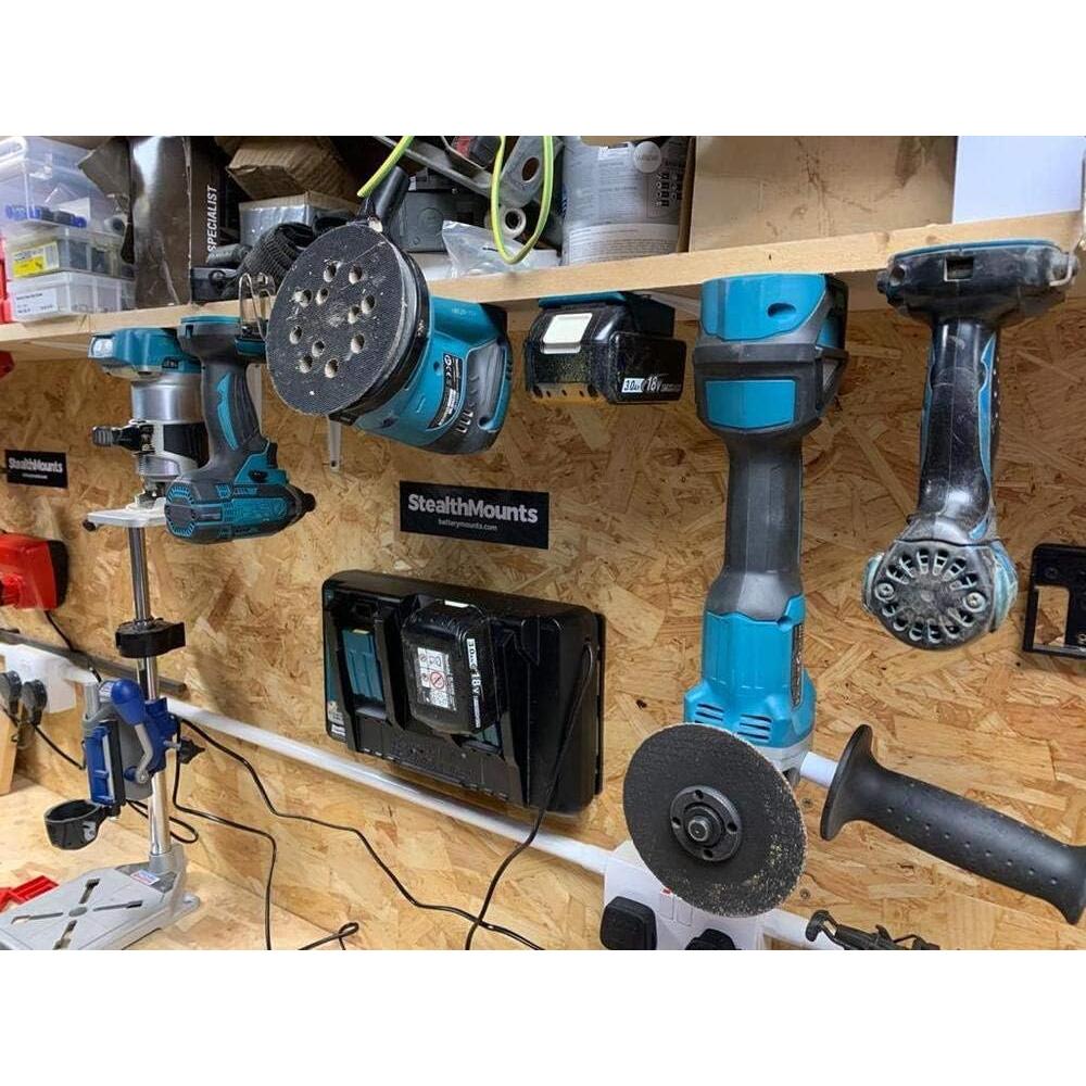 Soporte de Baterías StealthMounts para Makita 18V LXT - Negro