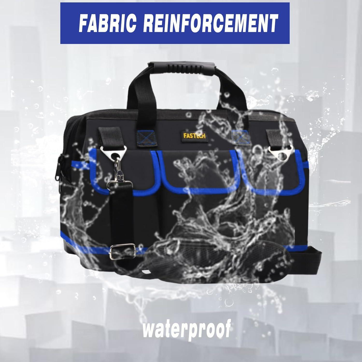 Bolsa de Herramientas Fastech 38x20x26cm Impermeable Azul