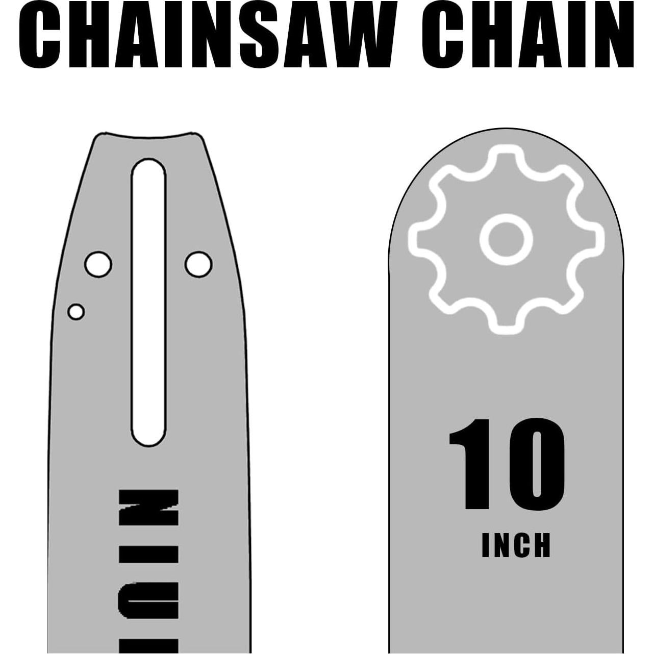 Combo Barra y Cadena Sierra 25,4 cm SGBH - 2 Cadenas