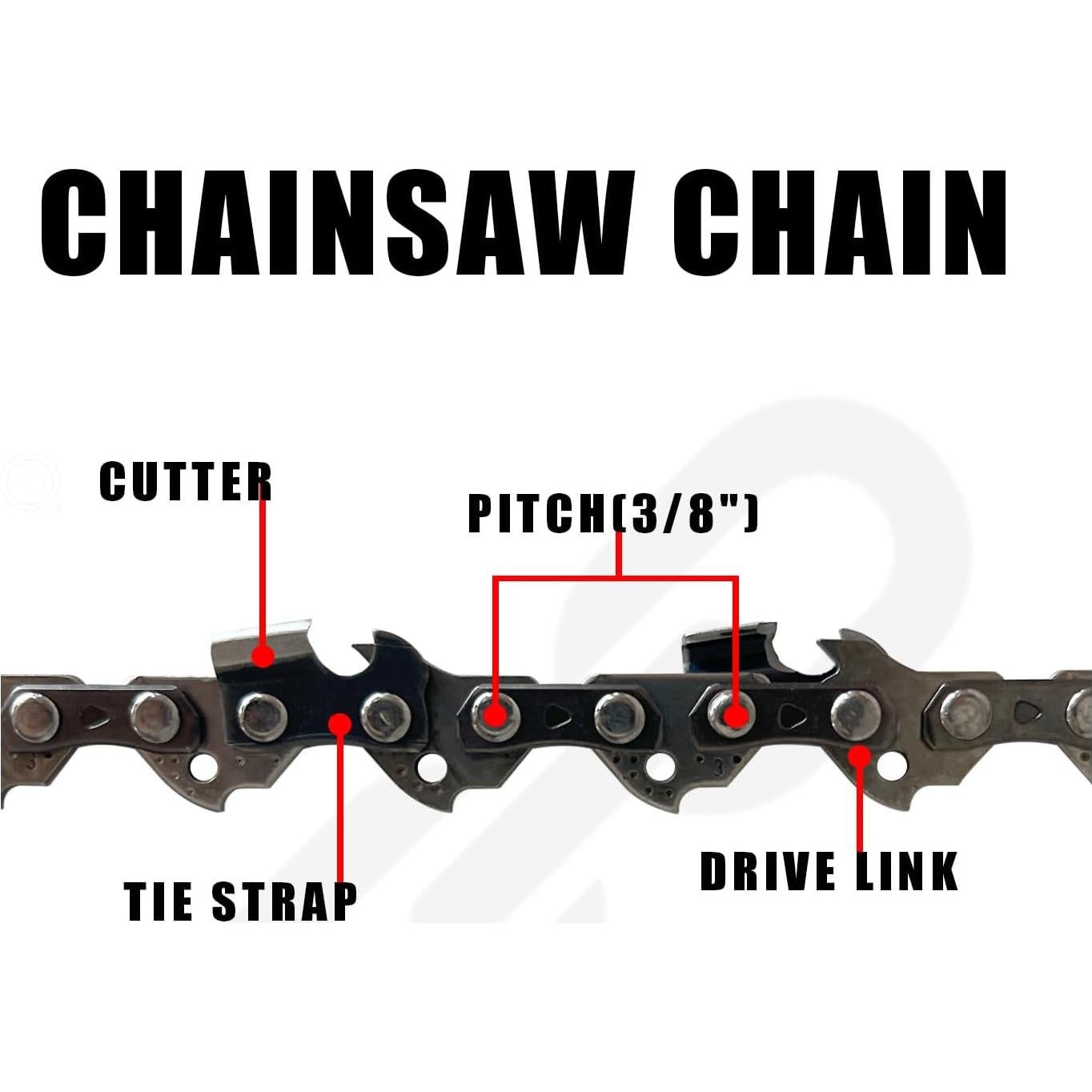 Combo Barra y Cadena Sierra 25,4 cm SGBH - 2 Cadenas