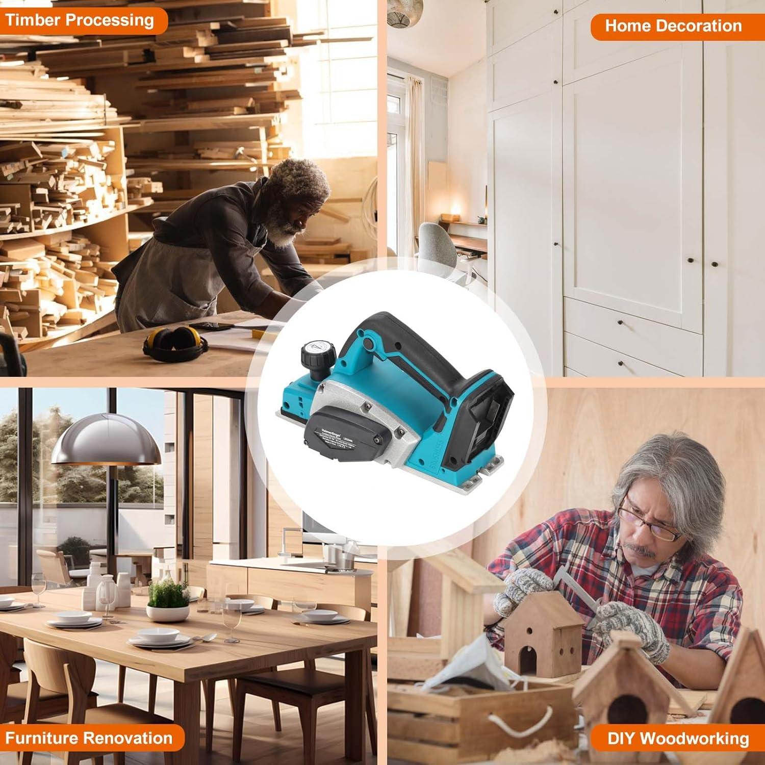 Planeador Eléctrico de Mano Inalámbrico Heimerdinger 82.55 mm