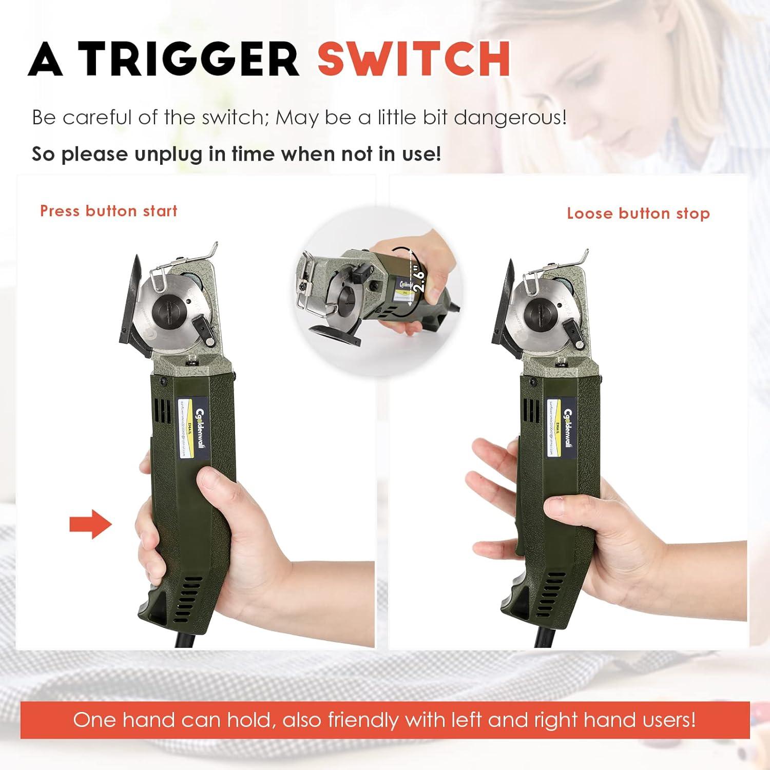 Cortador de Tela Eléctrico CGOLDENWALL CNA 623 20mm