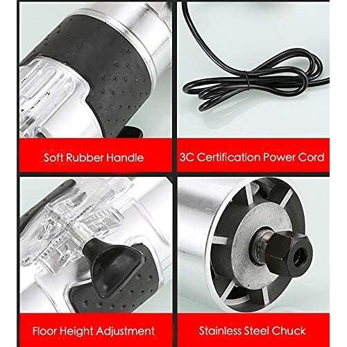 Fresadora Eléctrica AKYPACH 800W 30000RPM para Madera