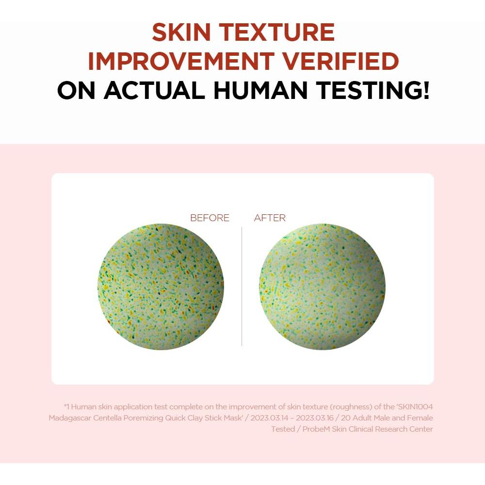 Máscara de Arcilla en Barra SKIN1004 27g - Limpieza Profunda