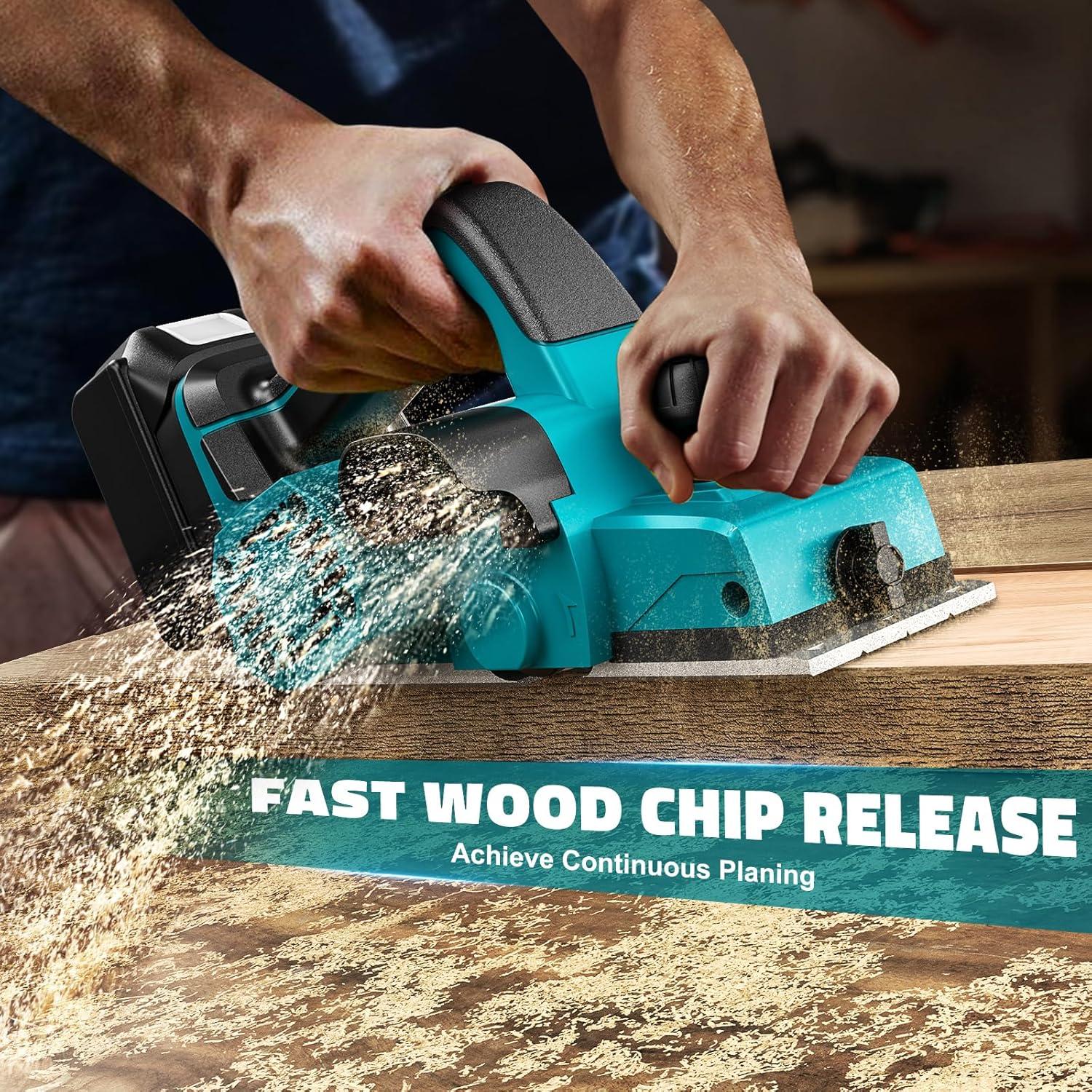 Planificador Eléctrico MtiolHig 82mm 15000 RPM para Makita