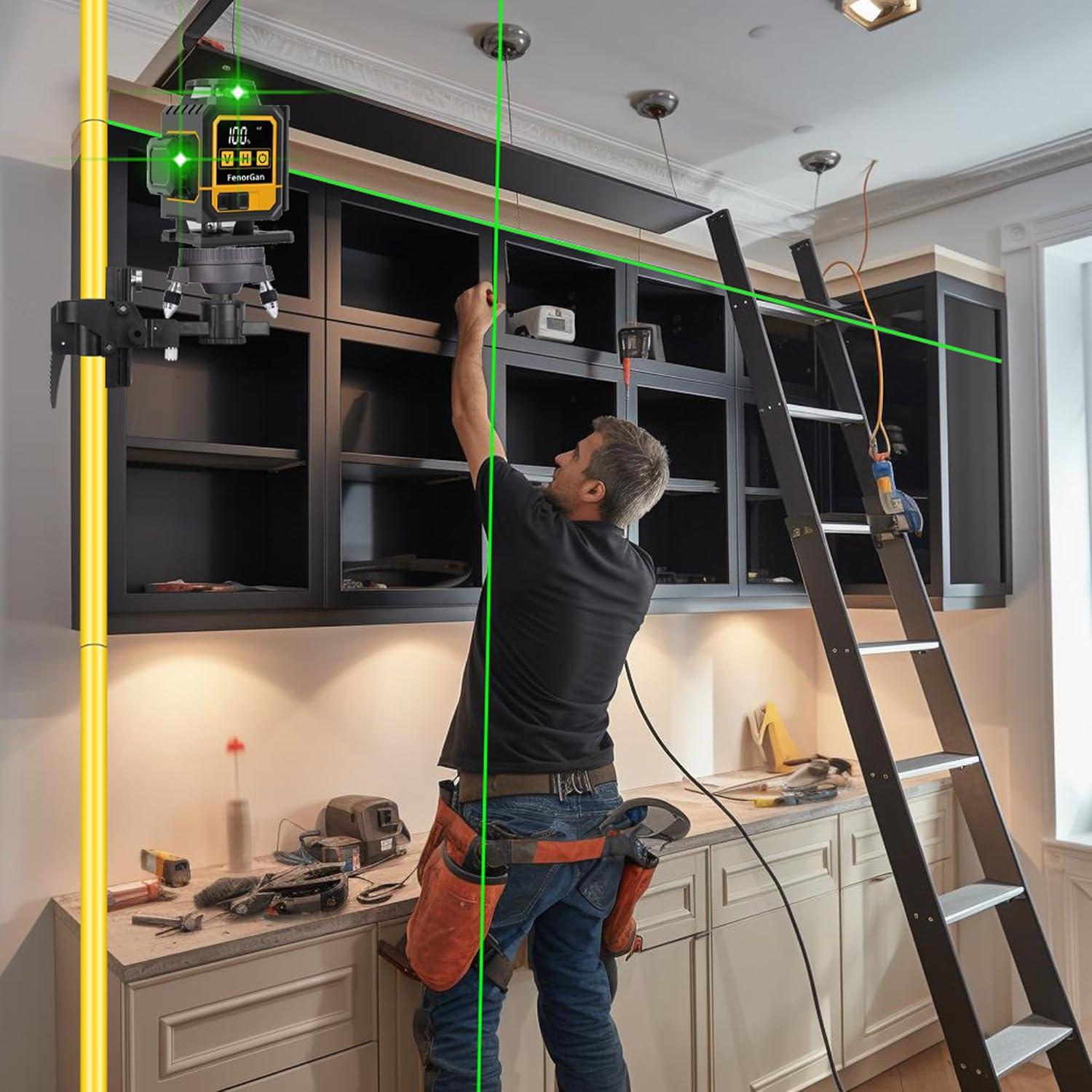 Soporte Eléctrico FENORGAN Base DDDZ para Nivel Láser