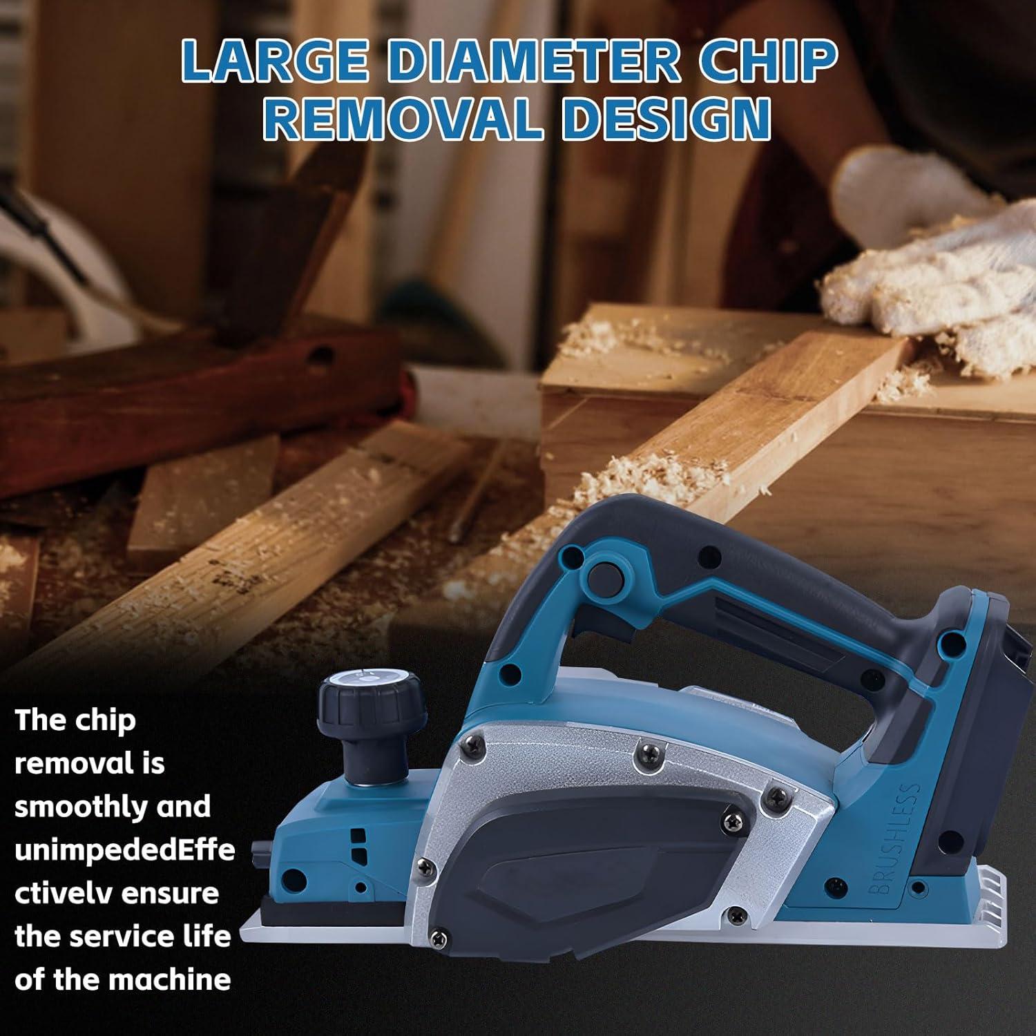 Planeador de Mano Inalámbrico ConBlom 82mm 15000RPM Azul