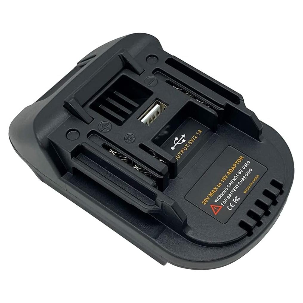 Adaptador de Batería 18V Makita - Convierte Dewalt y Milwaukee