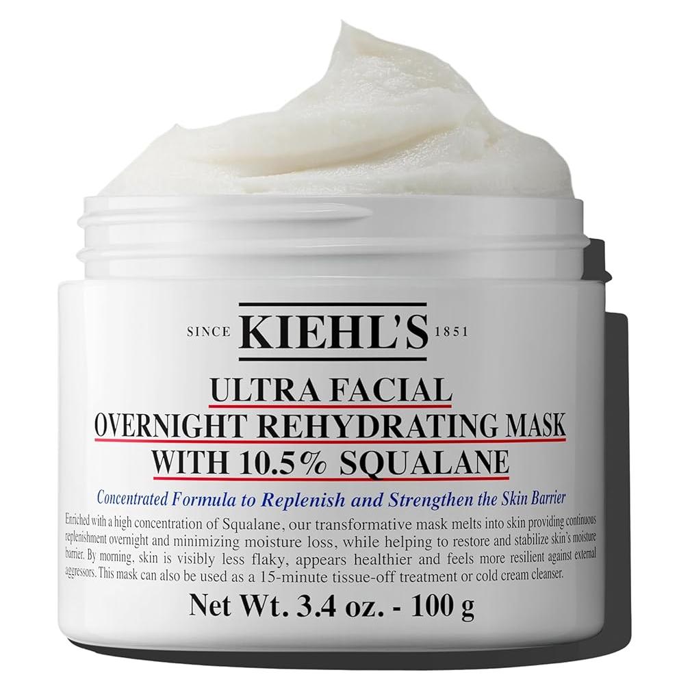 Mascarilla Hidratante Nocturna Kiehl's 10.5% Escualano 99.87g