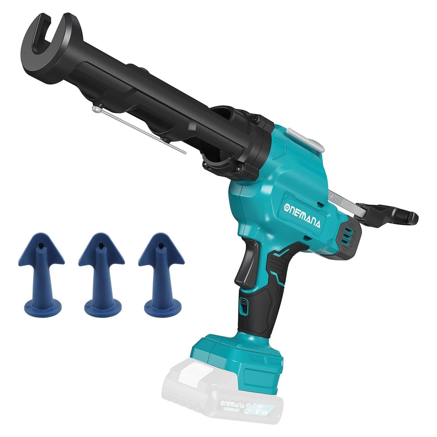 Pistola de Silicona ONEMANA 20V 300ml 6 Velocidades LED