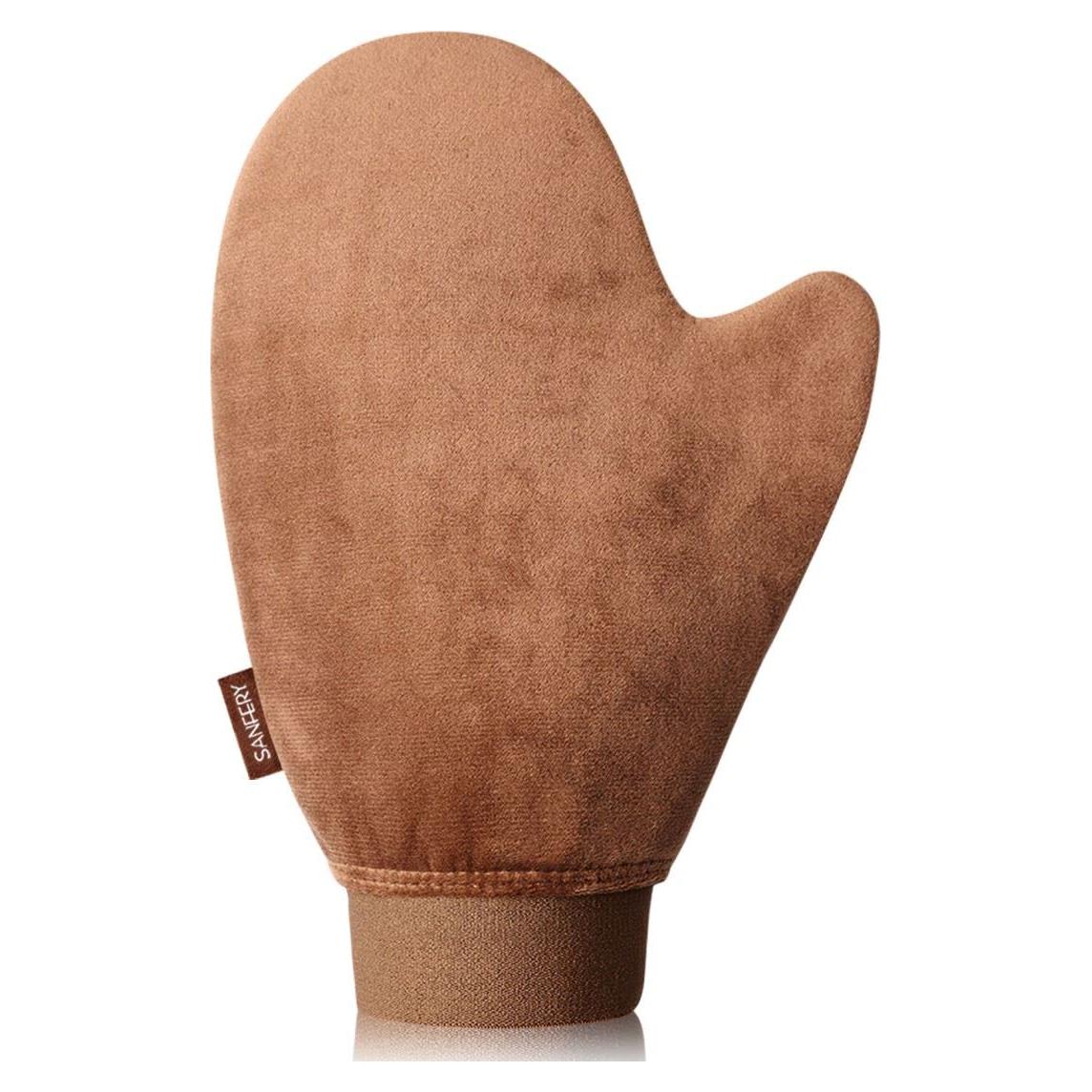 Mitón de Autobronceado EUPHNY Marrón - Sin Manchas y Reutilizable