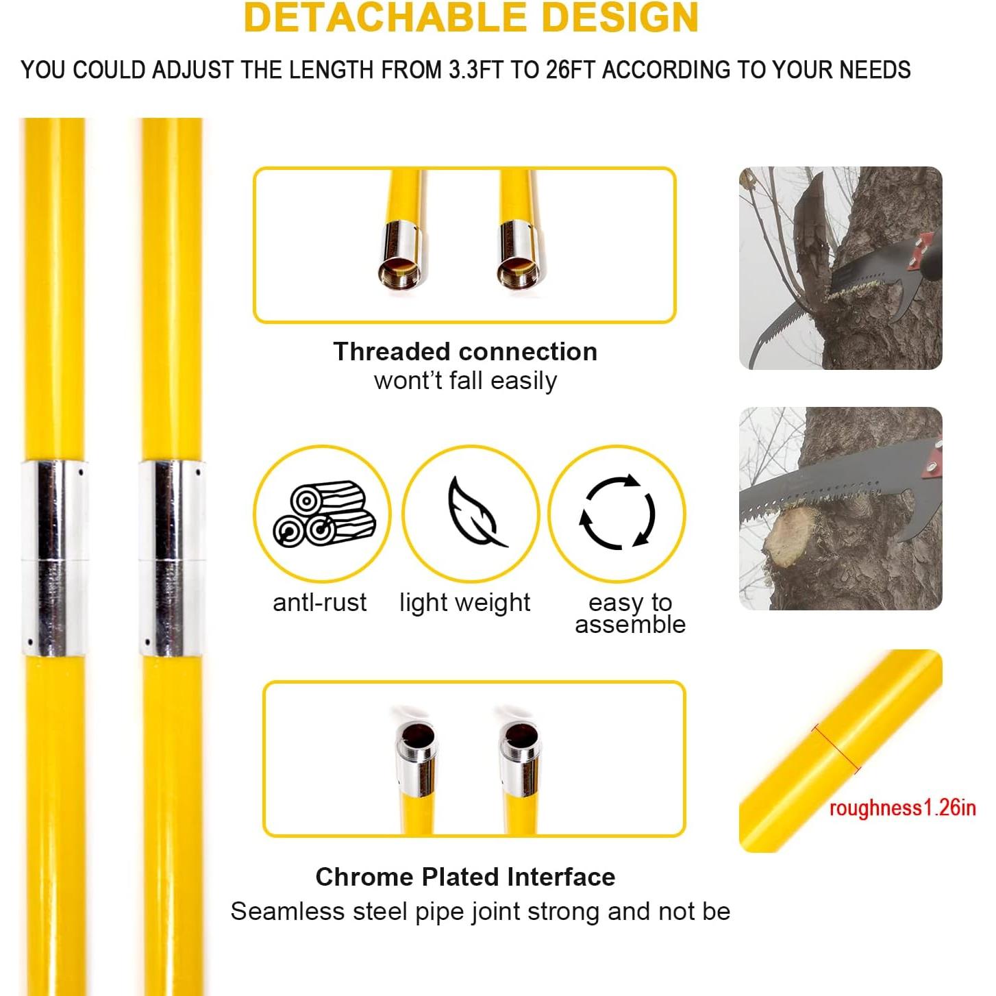 Podadora de Árboles Murezuer 9 Mangos 6,56 kg Extensible