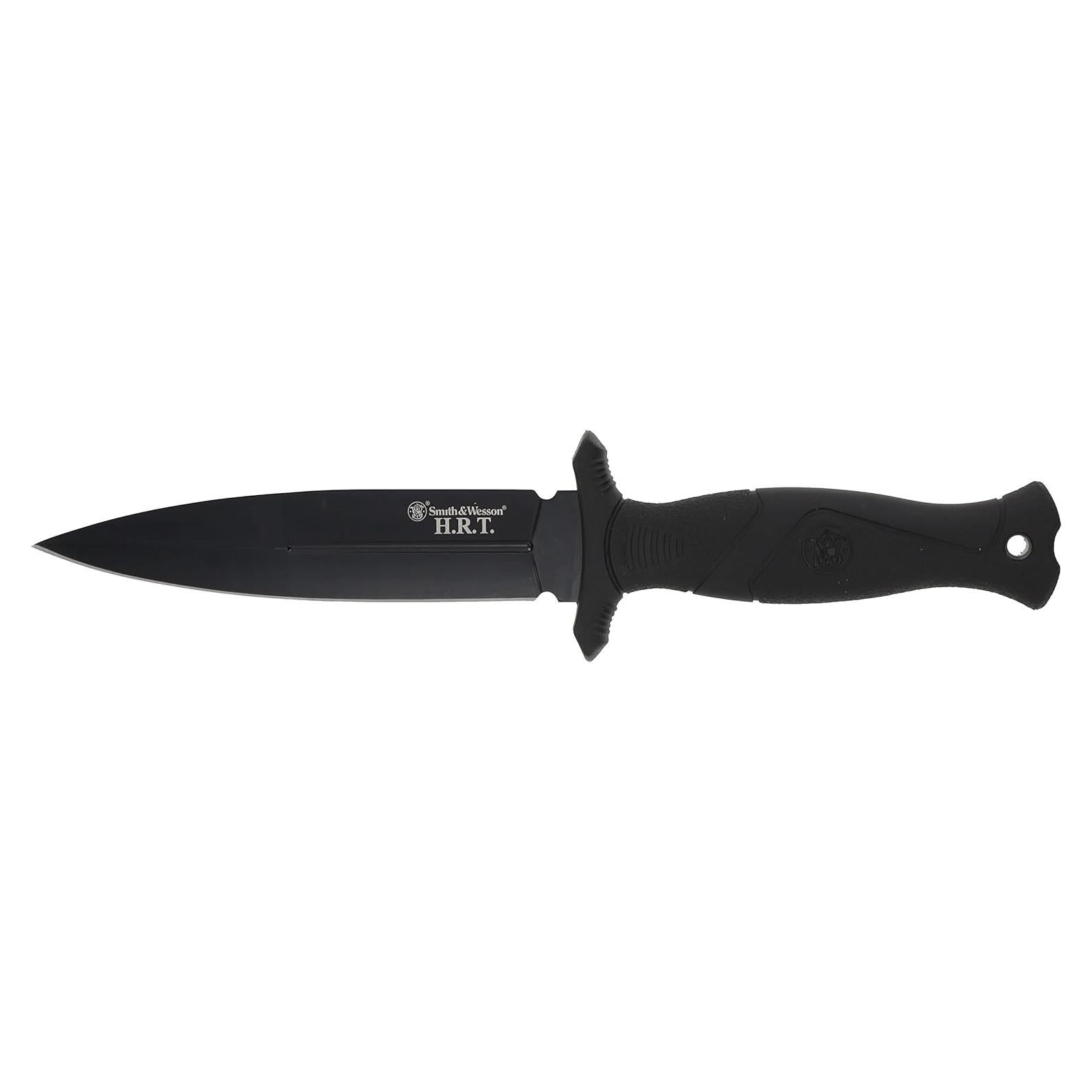 Cuchillo Fijo Smith & Wesson HRT 5.5" Acero Inoxidable Negro