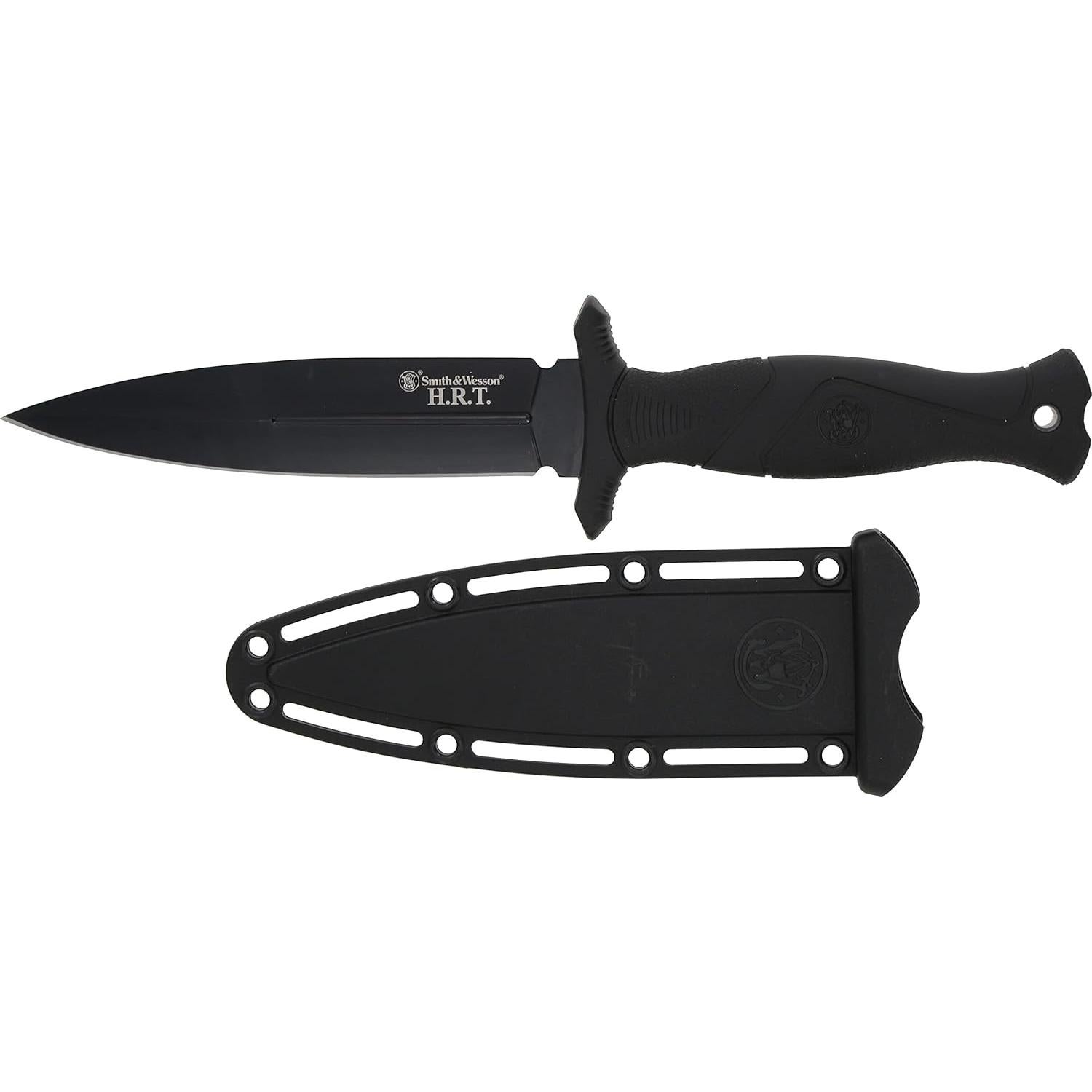 Cuchillo Fijo Smith & Wesson HRT 5.5" Acero Inoxidable Negro