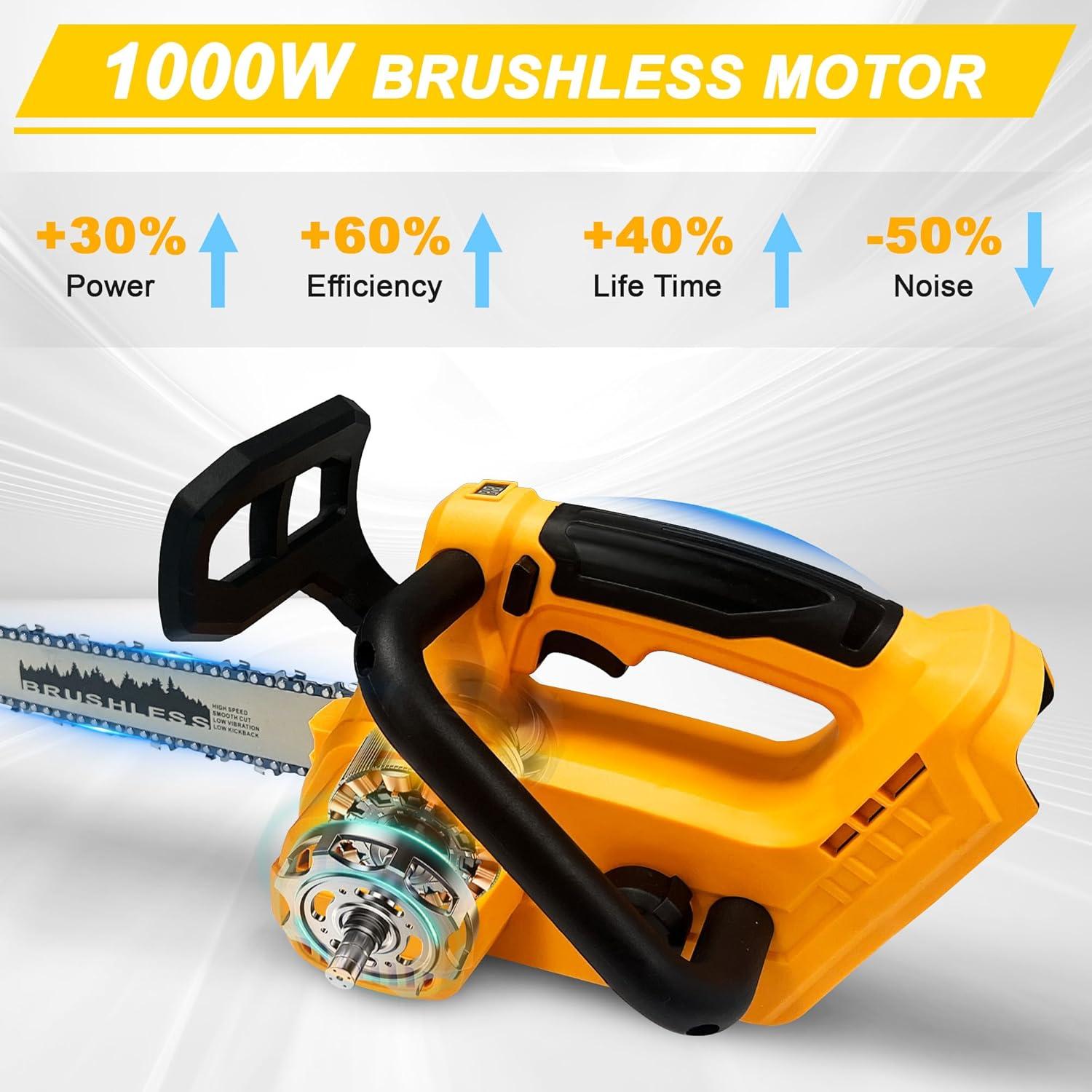 Sierra de Cadena Eléctrica Inalámbrica L1NXIXI 30,48 cm 2 Baterías