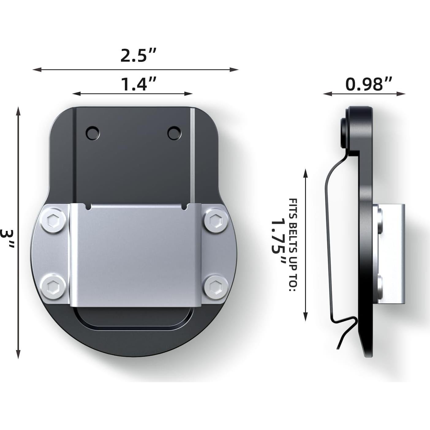Soporte para Taladro TOLHOLDER T003_PC Clip-On Negro