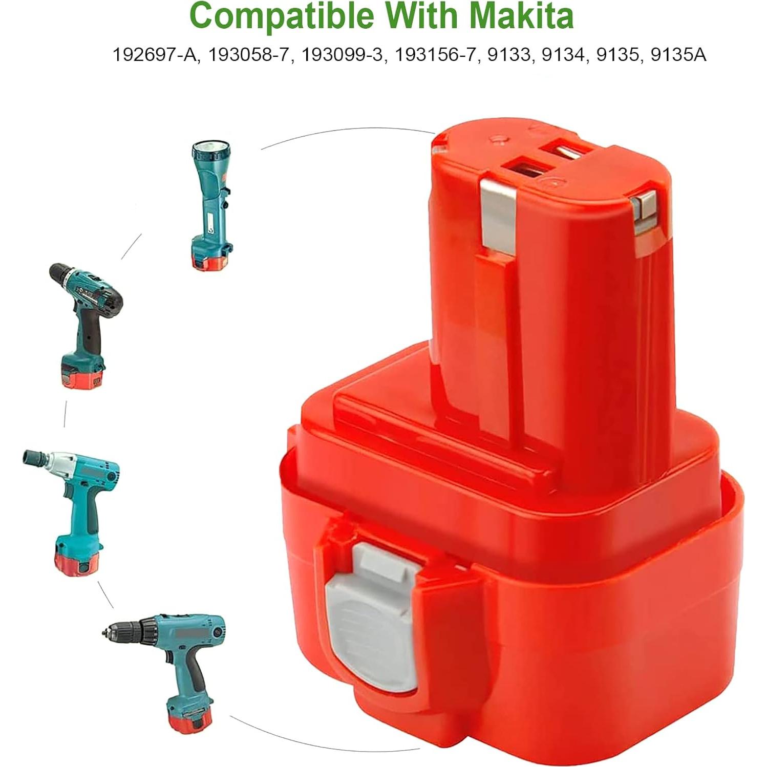 Batería Recargable Ni-MH 9.6V 3500mAh Makita PA09