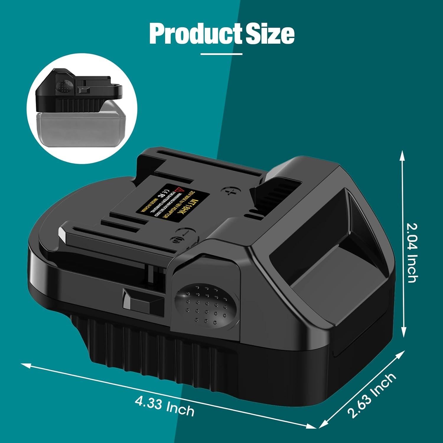 Convertidor de Batería Litio Makita 18V a Hitachi 18V