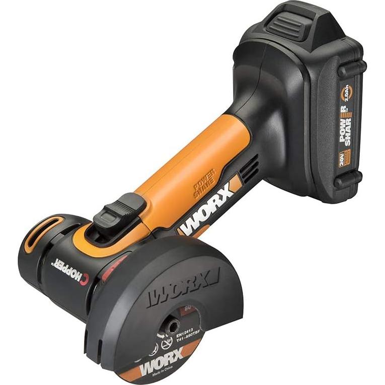 Cortadora Mini Worx WX801L 20V 3" con Discos de Corte