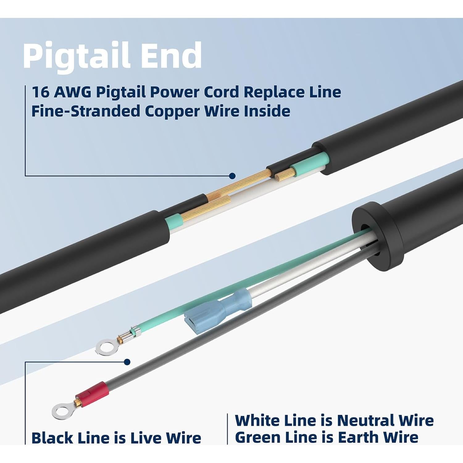 Cable de Reemplazo Makita 565056-5 para Herramientas Eléctricas