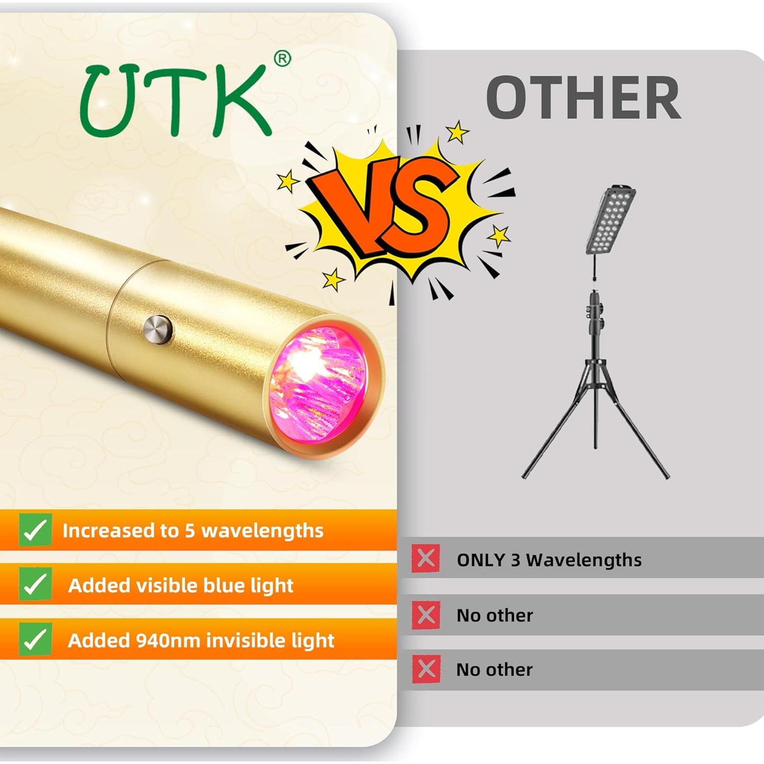 Dispositivo Terapia Luz Roja UTK 5 Longitudes de Onda