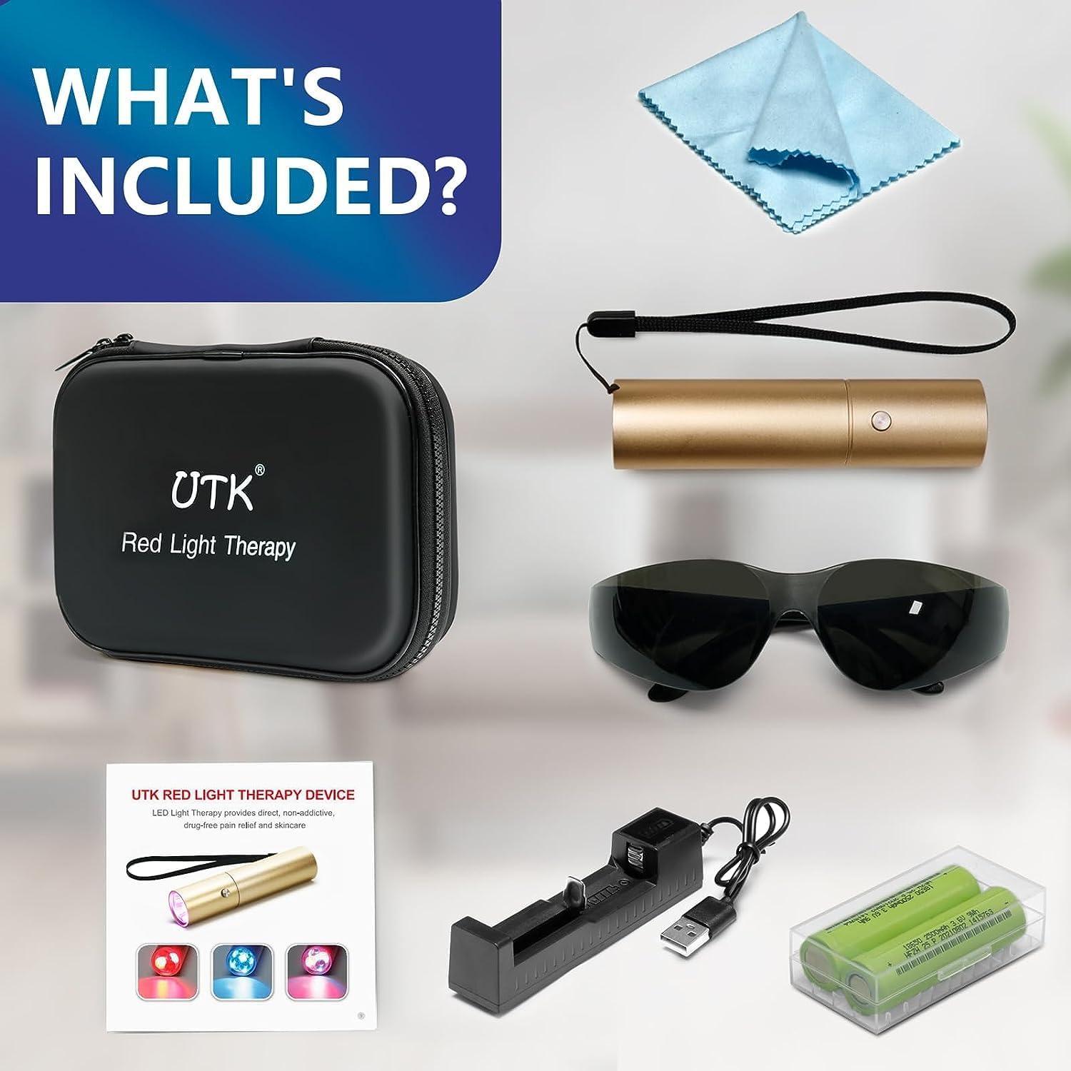 Dispositivo Terapia Luz Roja UTK 5 Longitudes de Onda