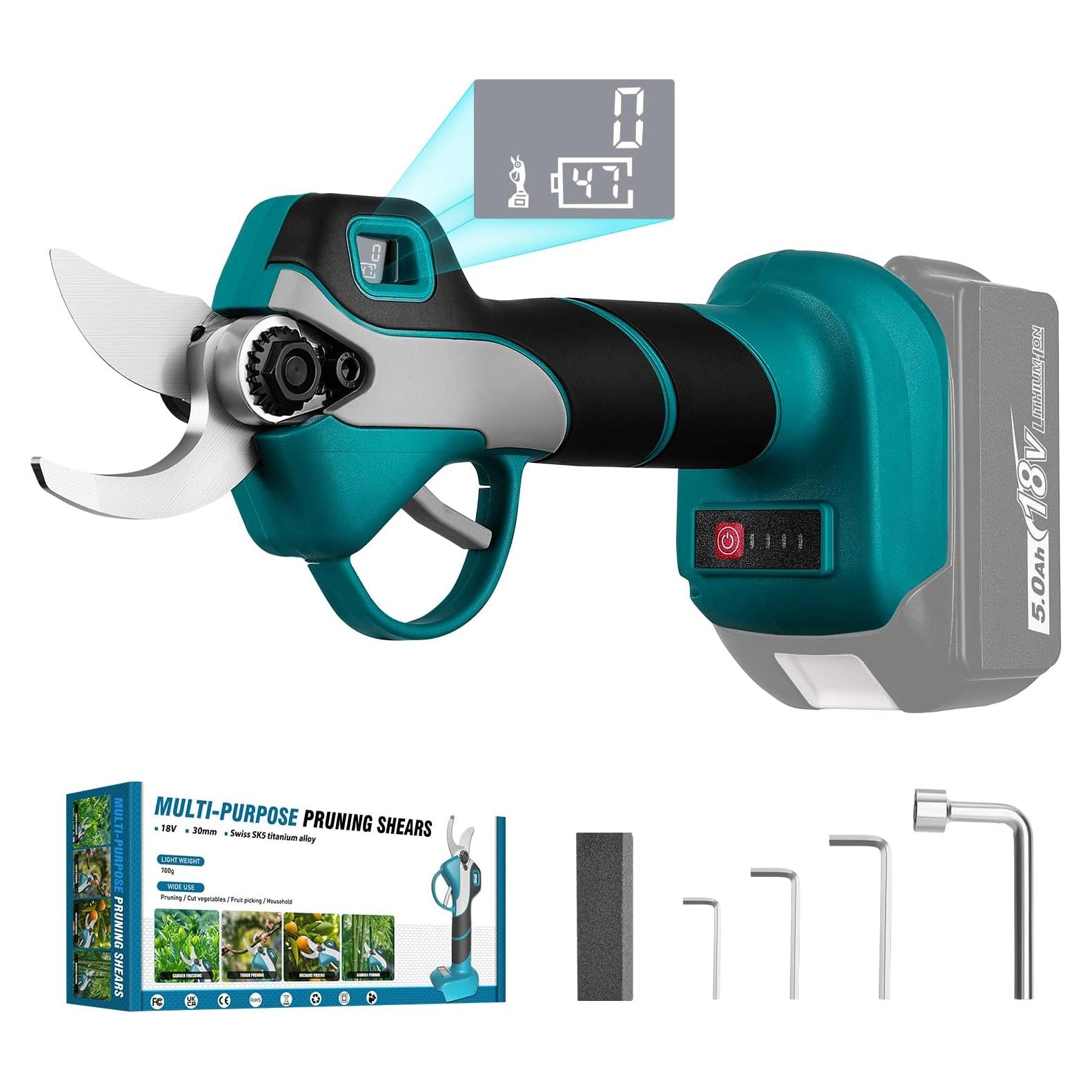 Tijeras de Podar Eléctricas Inalámbricas Makita 18V 30mm