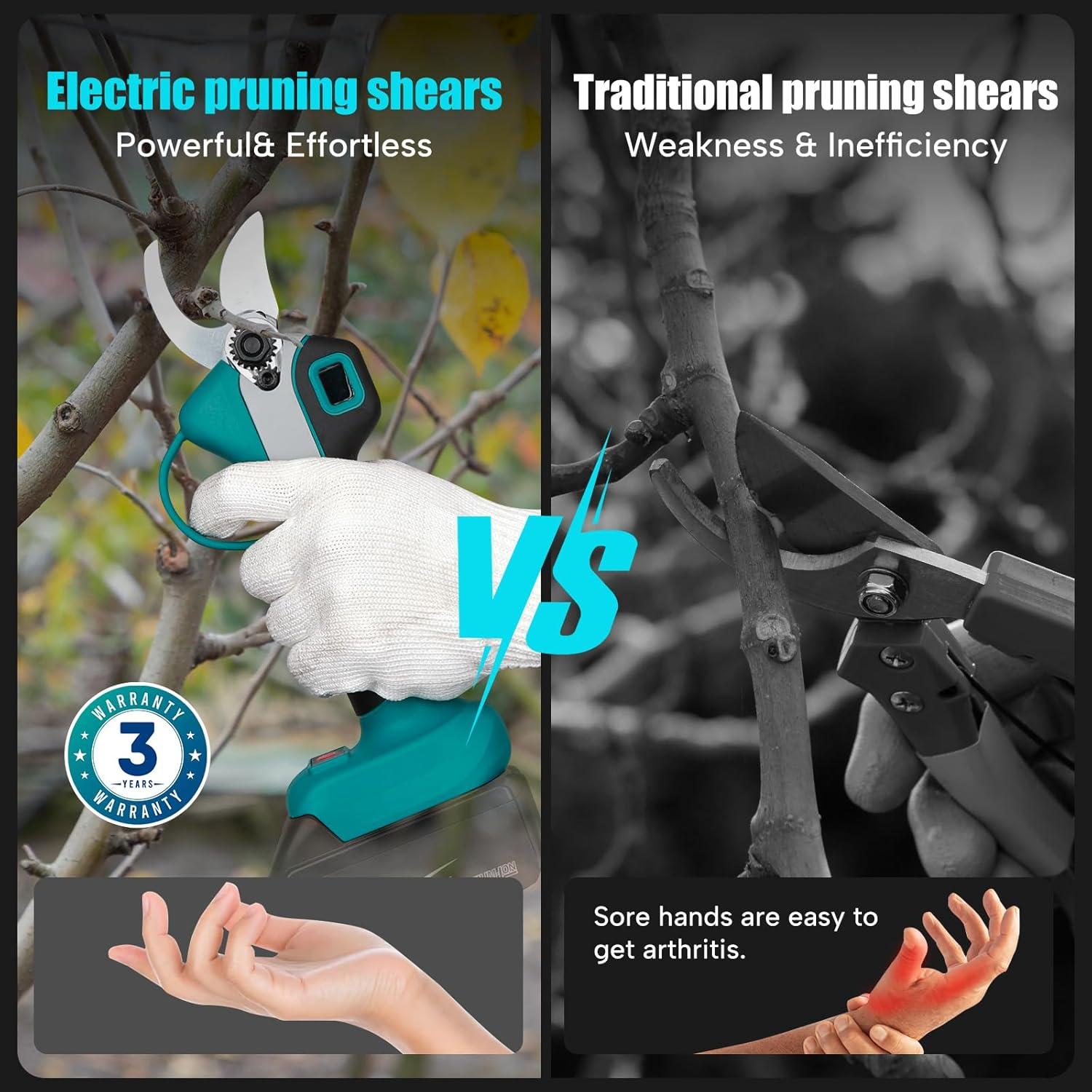 Tijeras de Podar Eléctricas Inalámbricas Makita 18V 30mm