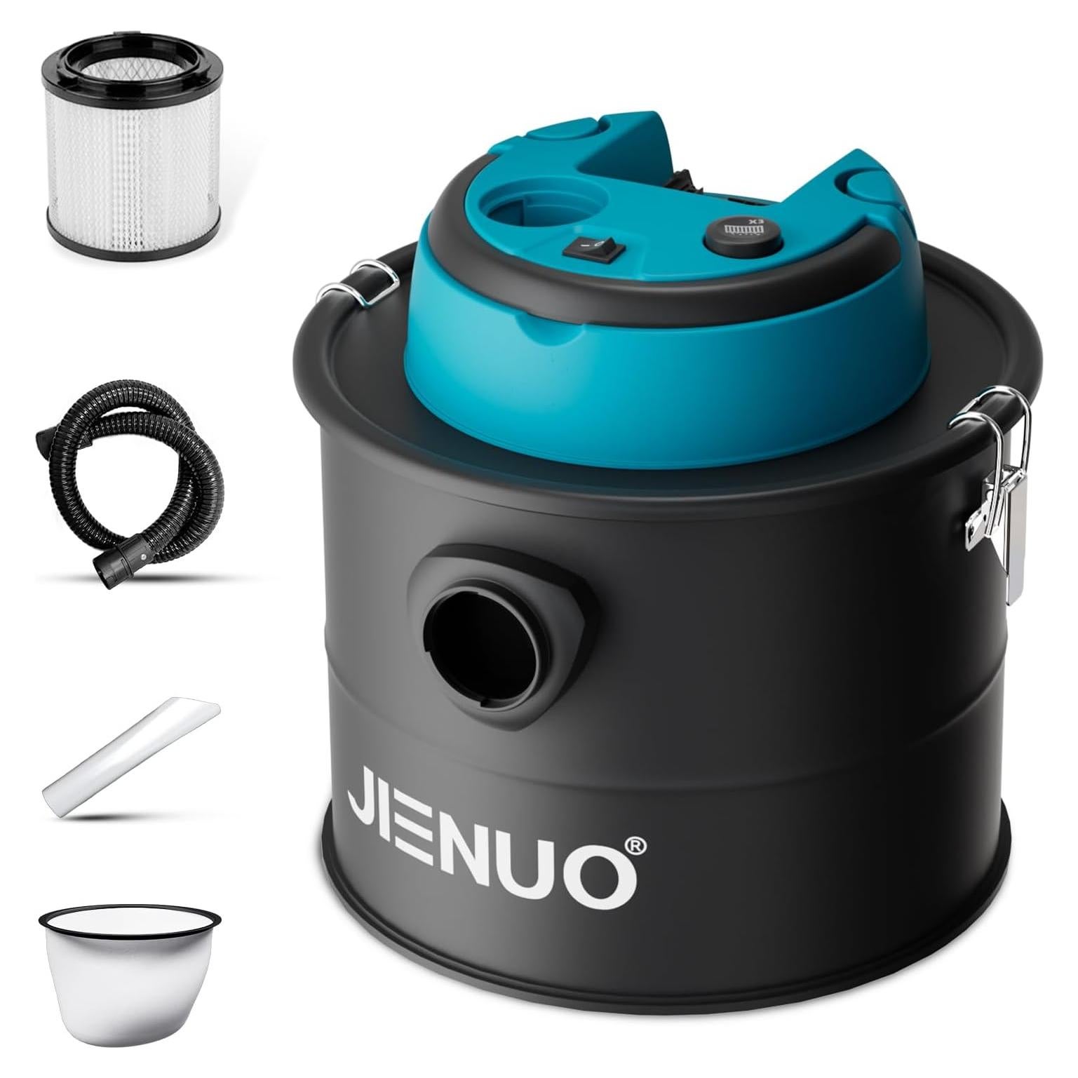 Aspiradora de Cenizas Inalámbrica JIENUO 4 Galones HEPA