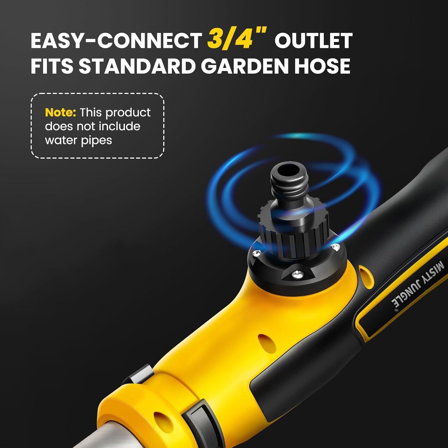 Bomba de Agua Inalámbrica MistyJungle 21V 720GPH 10m