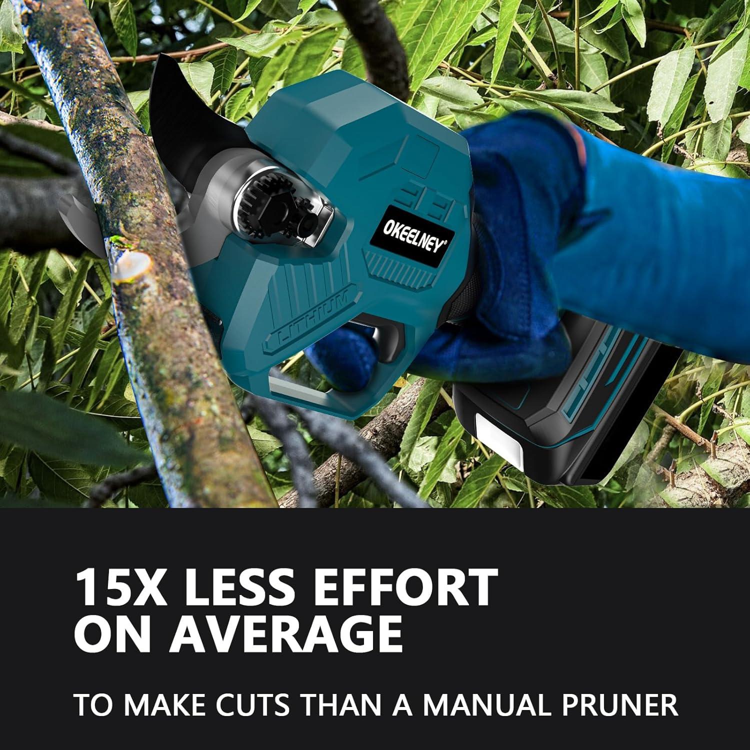 Tijeras de podar eléctricas Okeelney 18V para Makita