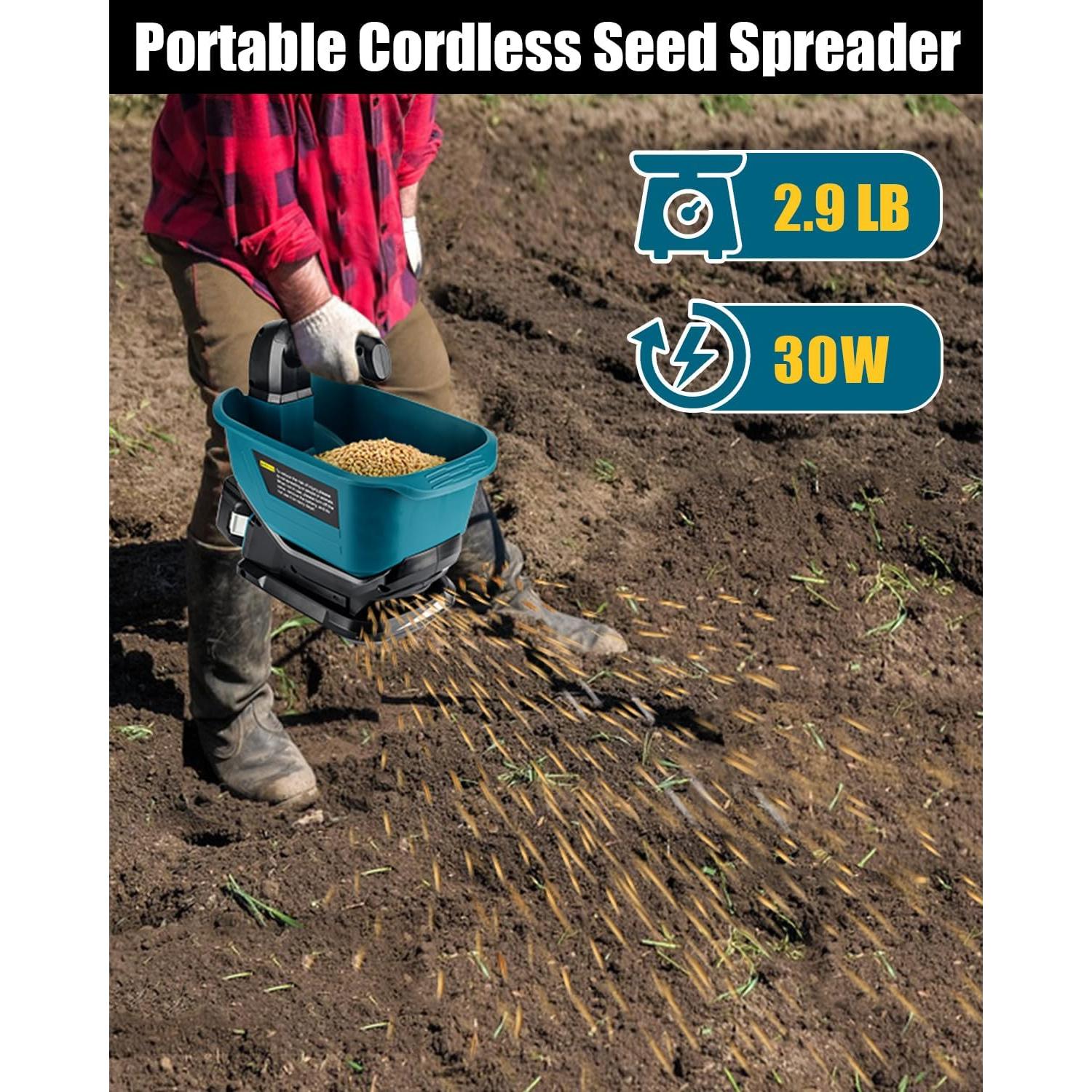 Esparcidor de Sal y Fertilizante Adisipsoarin 18V - 3.7L