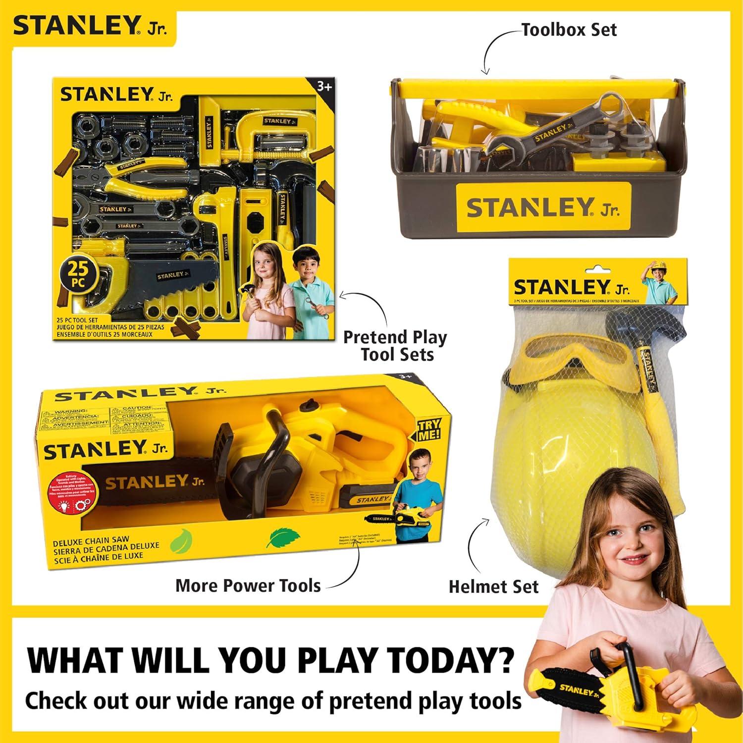 Motosierra a Batería Stanley Jr. para Niños 3+ Aventura Segura