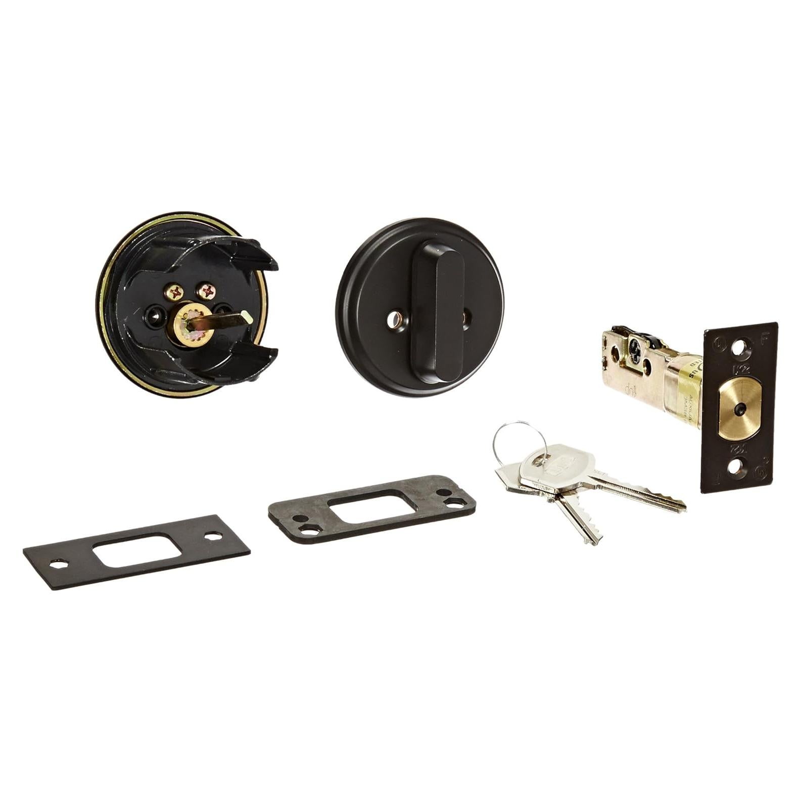 Cerrojo Auxiliar Stanley QDB200 6 Pines Bronce Aceitado