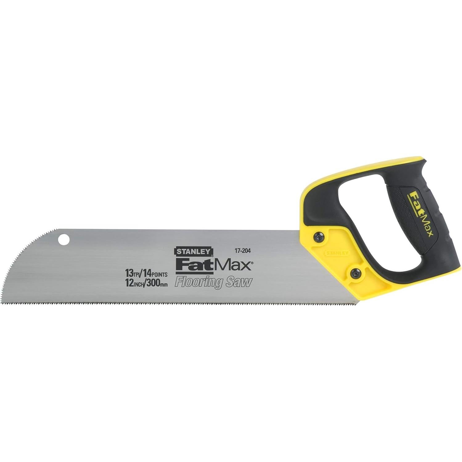 Stanley Fatmax 2-17-204 13Tpi 12-inch Floor Board Saw,Yellow/Black
