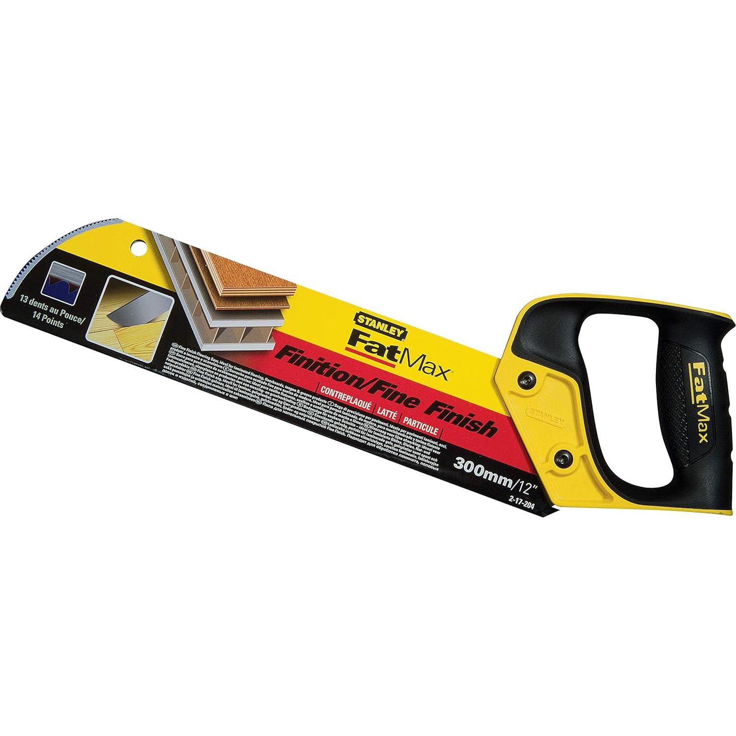 Stanley Fatmax 2-17-204 13Tpi 12-inch Floor Board Saw,Yellow/Black