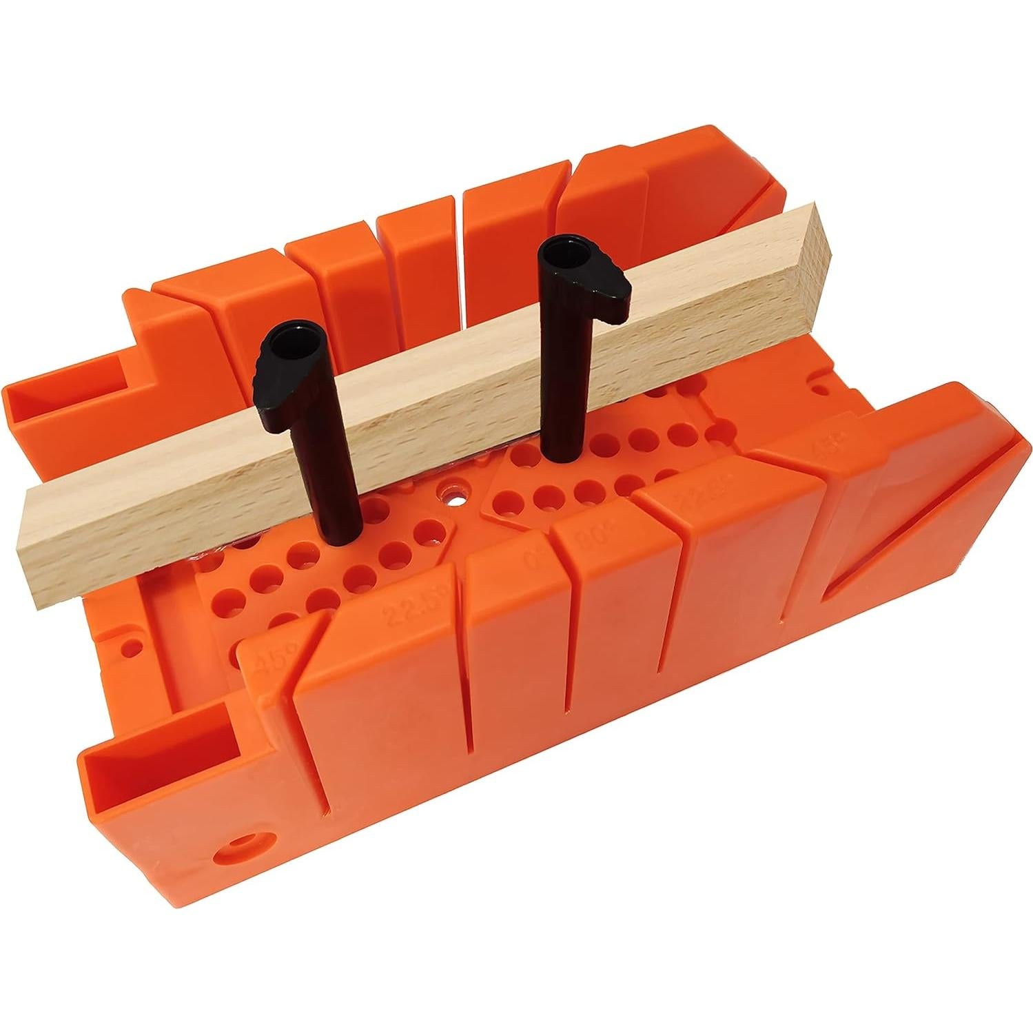 Caja de inglete ACEgoes 30.48 cm con sierra y 4 ángulos