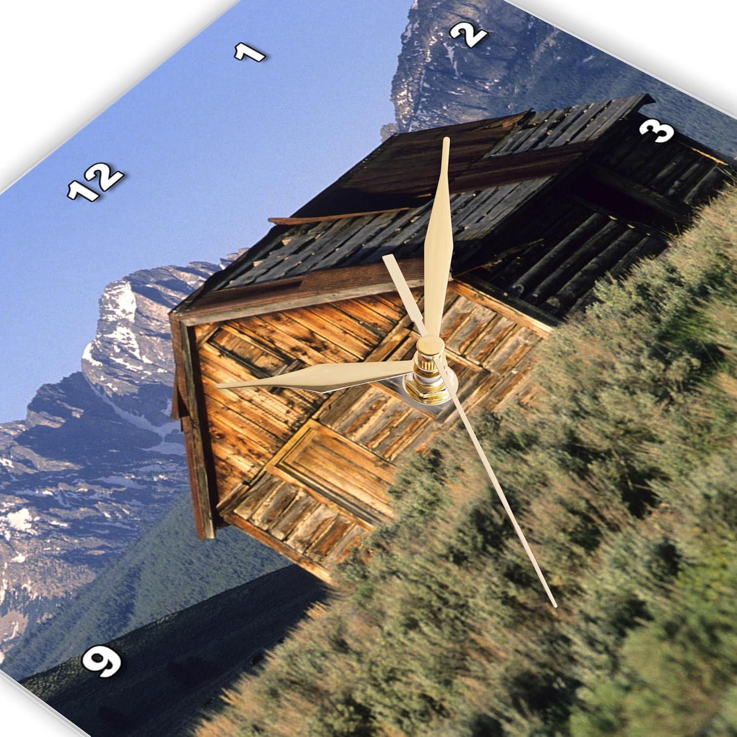 Reloj de Pared 3dRose 33x33 cm Montañas Sawtooth