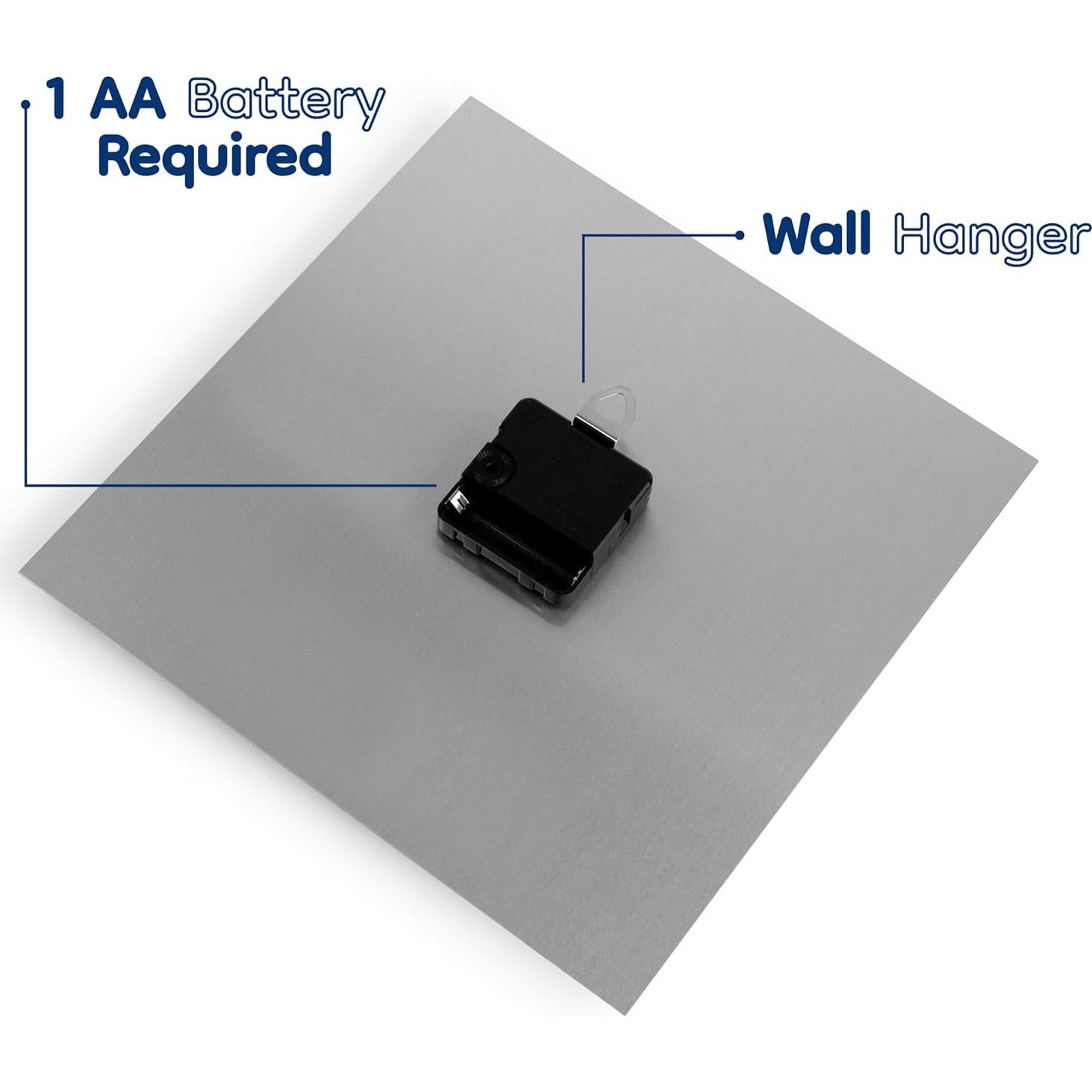 Reloj de Pared 3dRose 33x33 cm Montañas Sawtooth