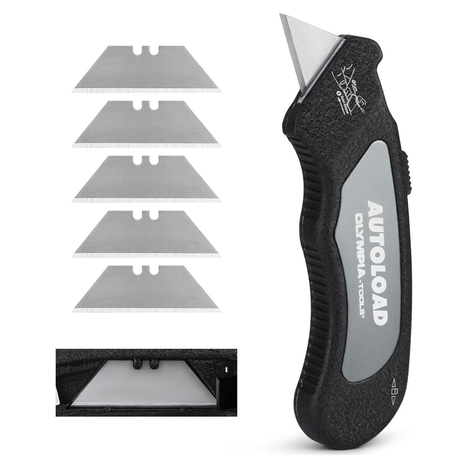 Cuchillo Turbo Manual Olympia Tools 33-183 con 5 Hojas